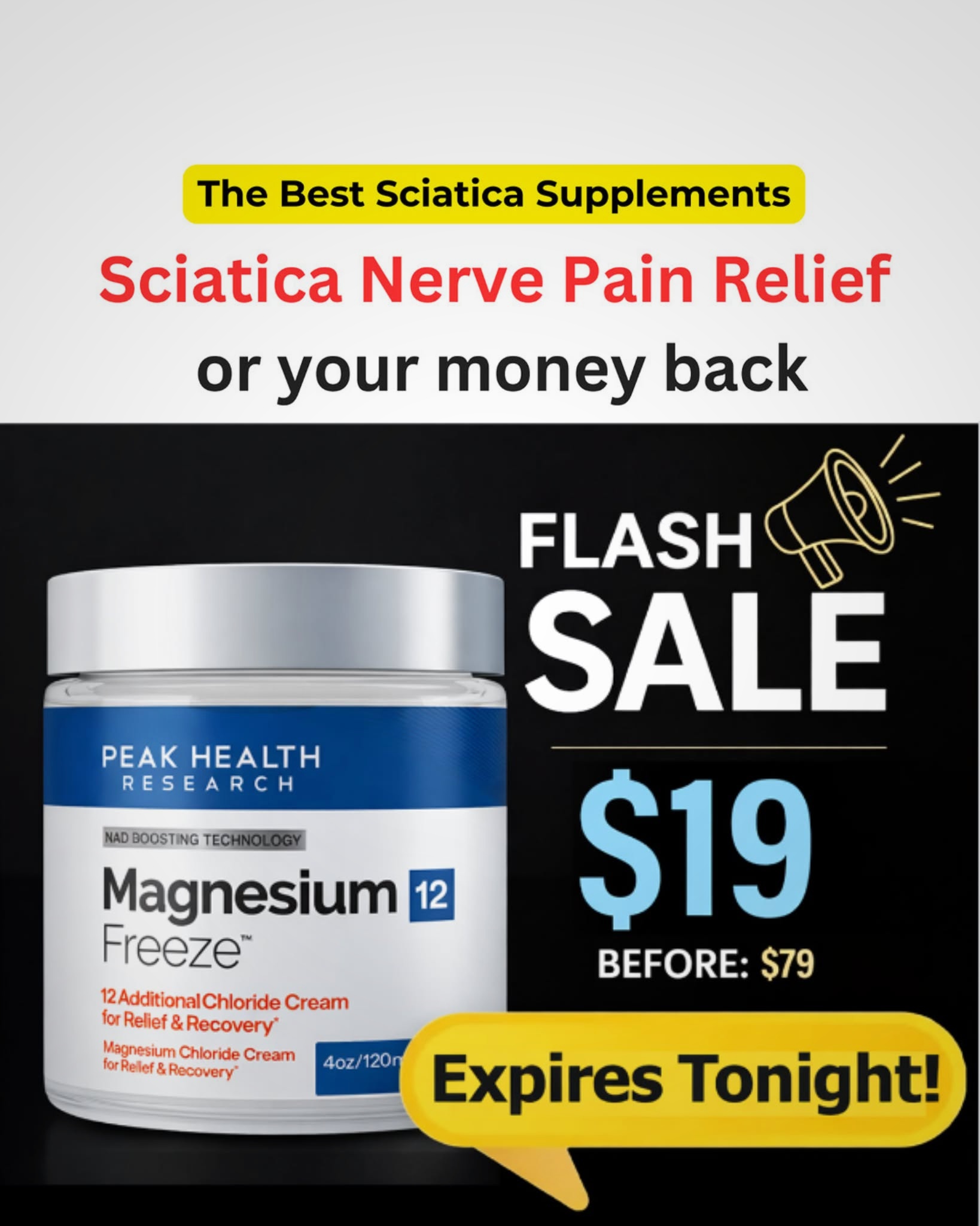 Sciatica Health Center Facebook ad