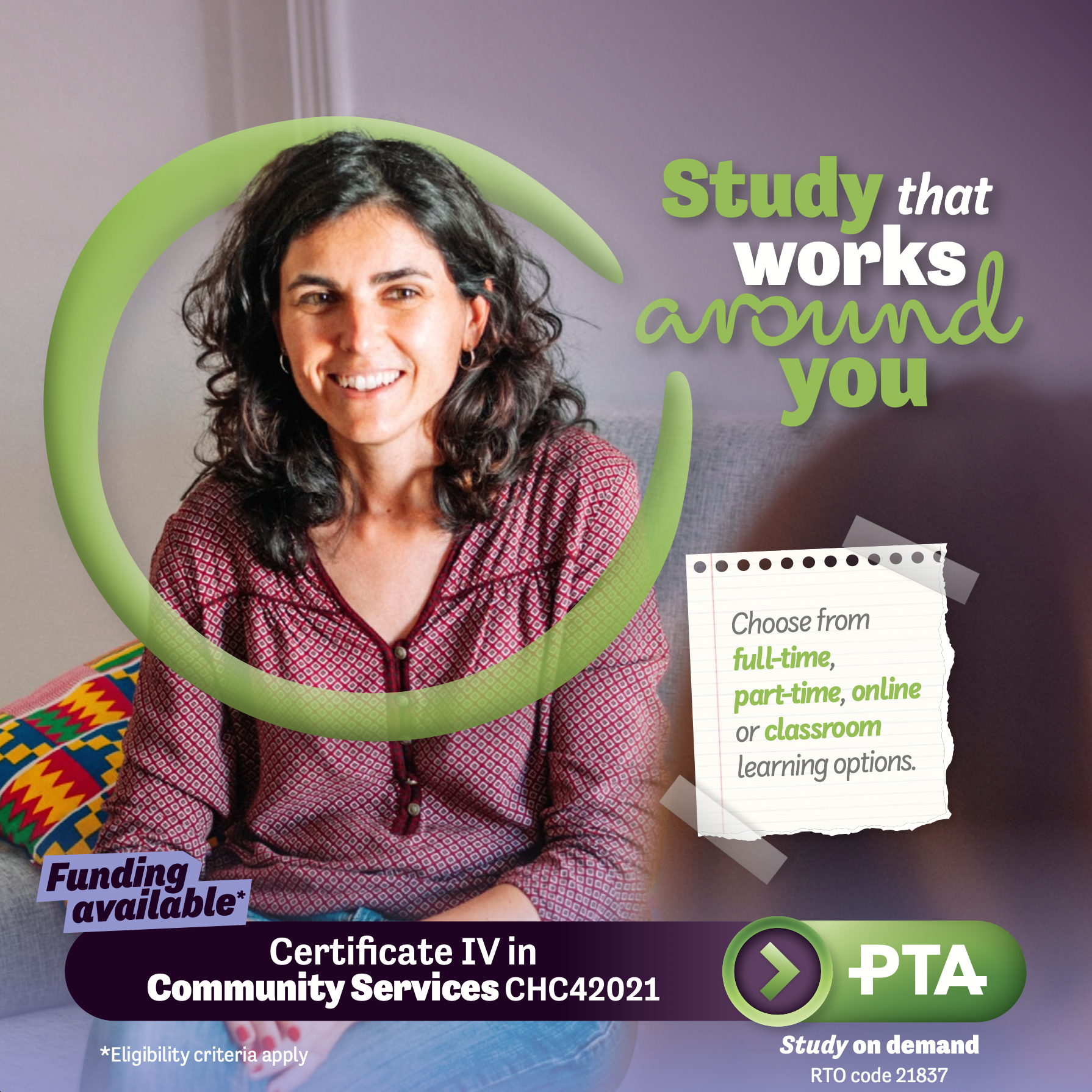 Partners In Training Australia - RTO Code 21837 Facebook ad