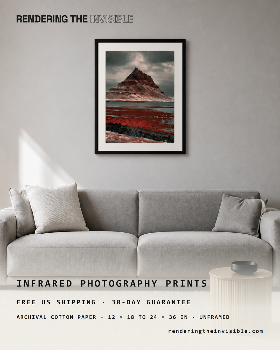Chris Riehm Art Facebook ad: Infrared Photography Prints