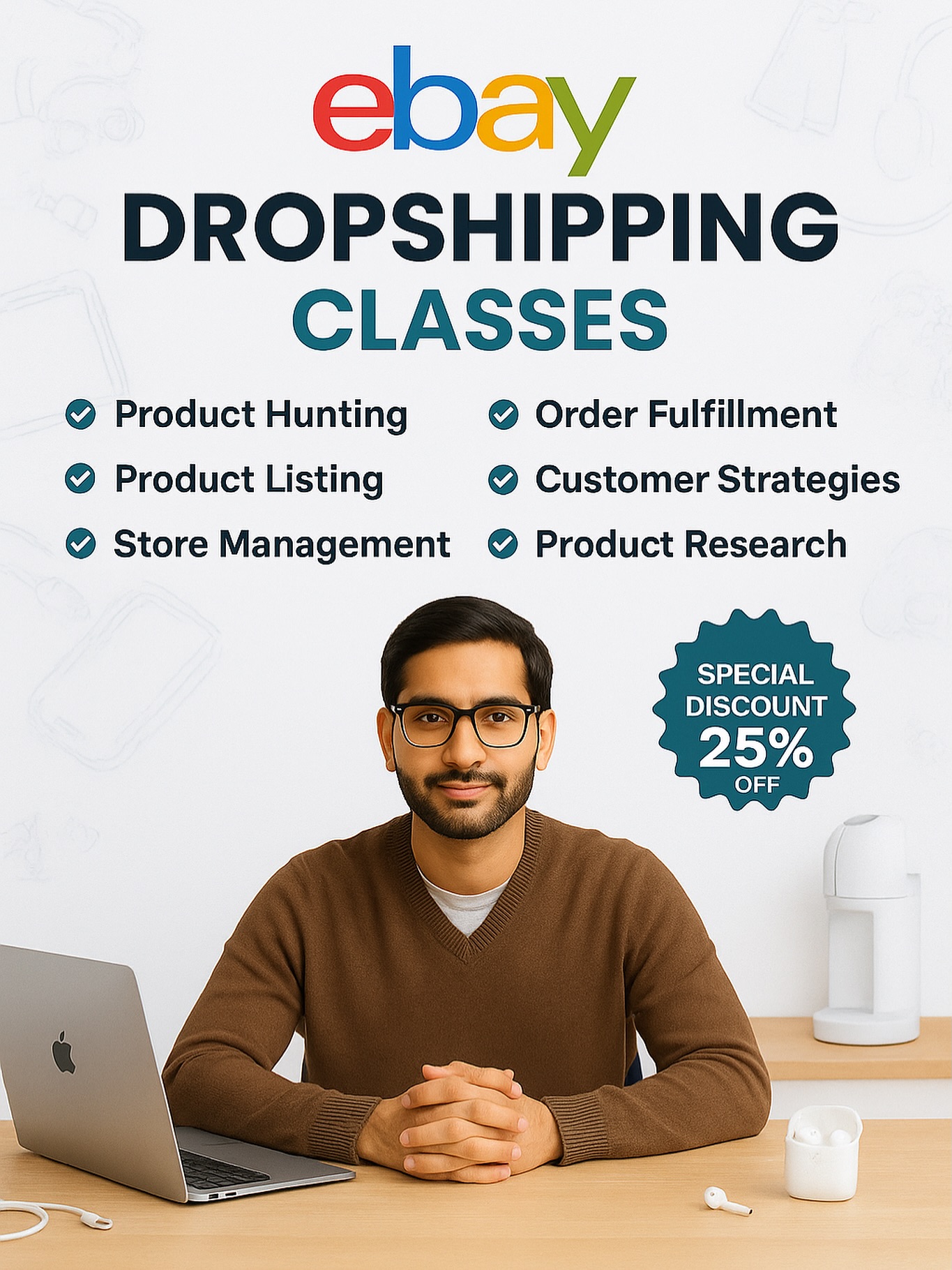 E commerce with Ali khan Yousafzai Facebook ad: Start Your eBay Dropshipping Journey Today!