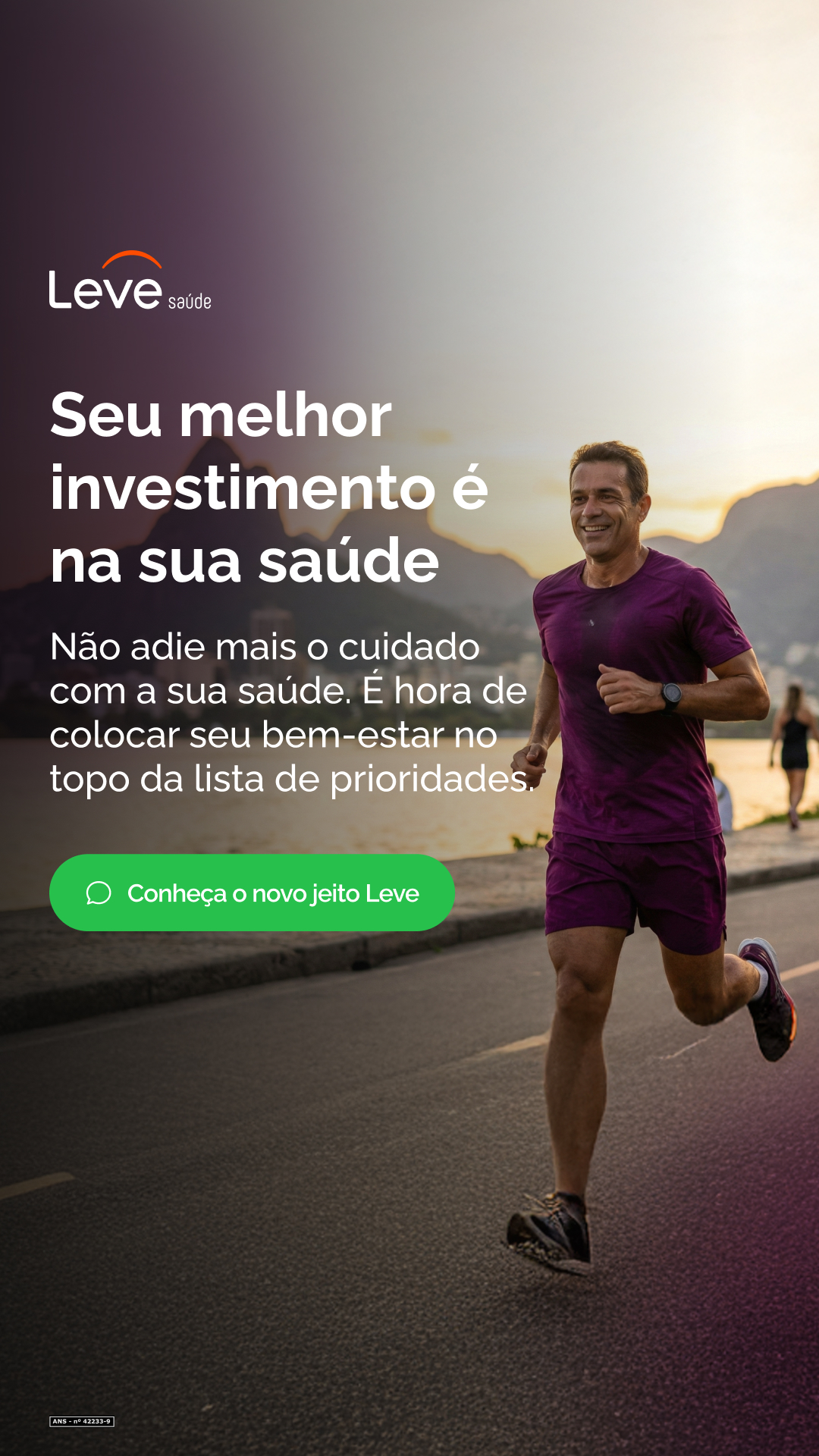 Leve Saúde Operadora Facebook ad from May 20, 2026