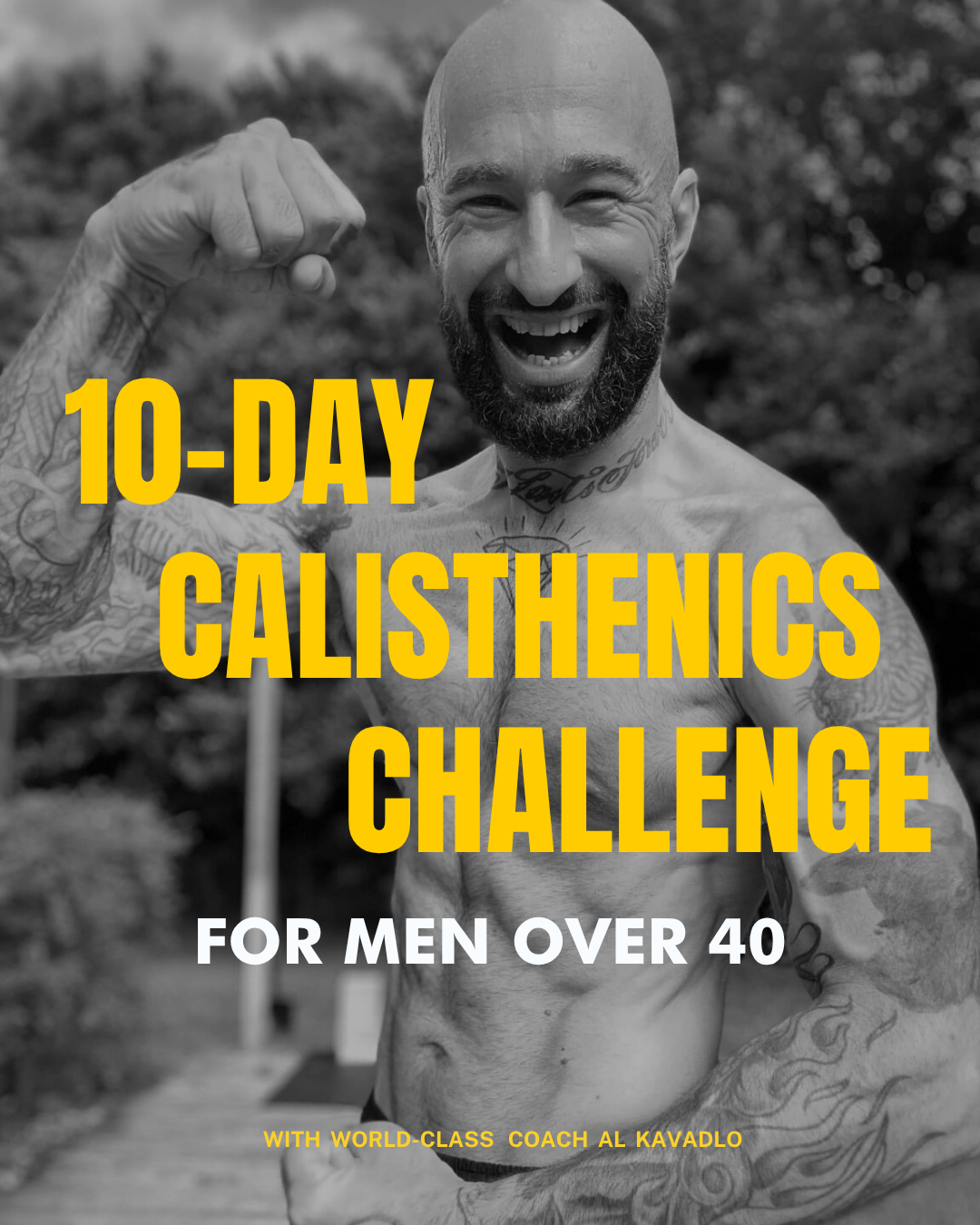 Al Kavadlo Facebook ad: Free 10-Day Calisthenics Challenge