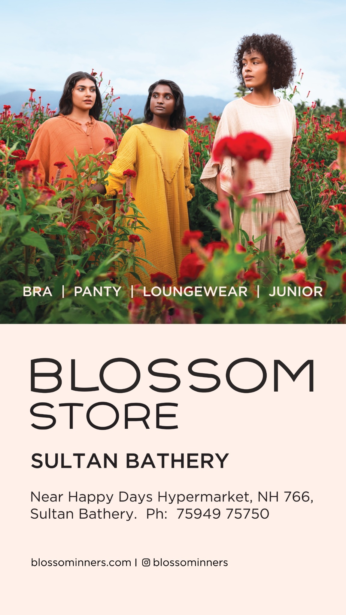 Blossom Inners Facebook ad
