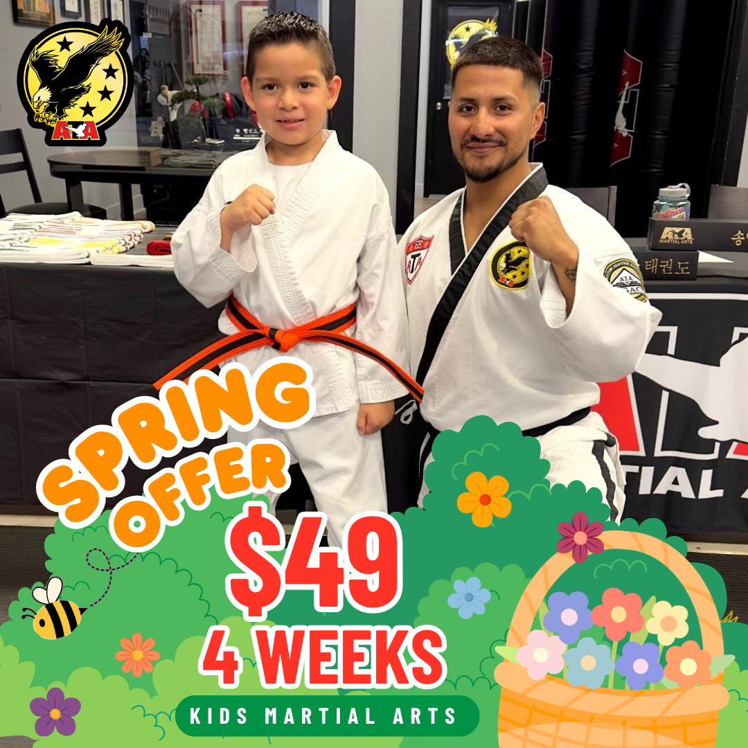 ATA Park Karate Facebook ad: Confidence Starts This Spring - Only $49