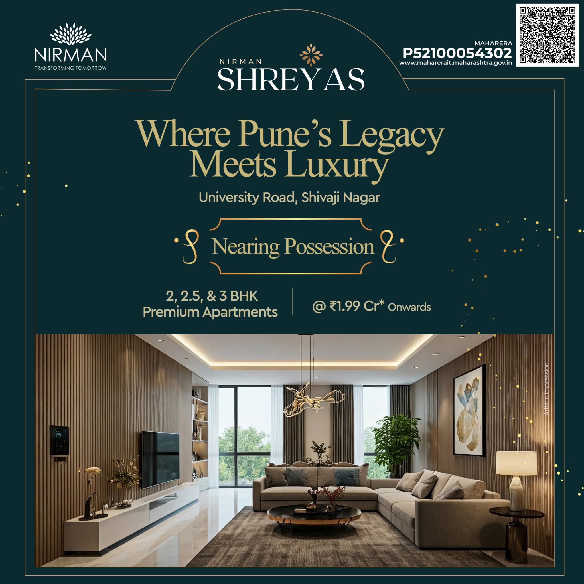 Nirman Developers Facebook ad from May 16, 2026