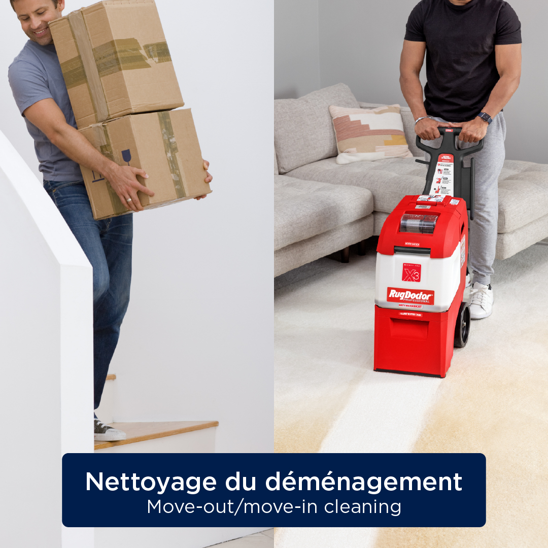 Rug Doctor Facebook ad: Commencez votre déménagement du bon pied avec des…