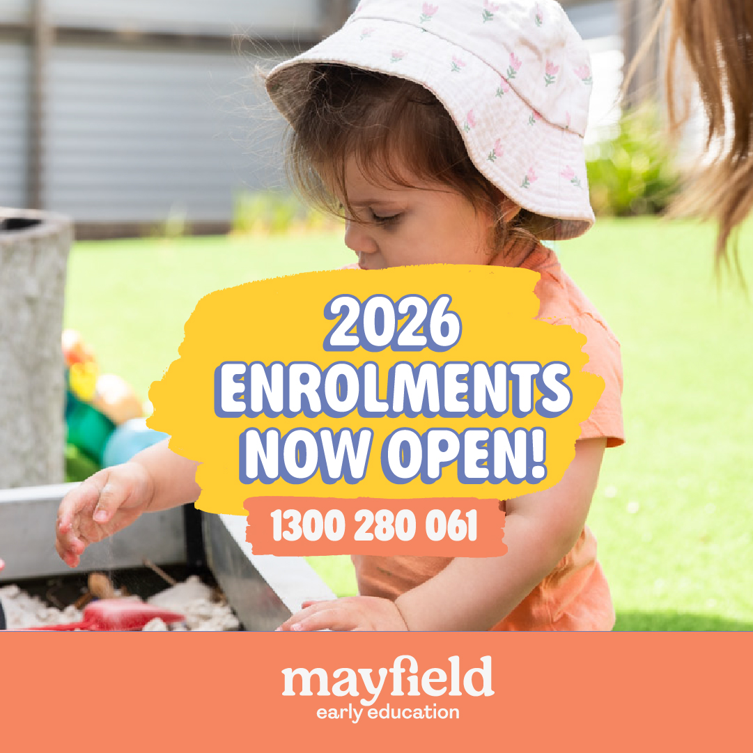 Mayfield Childcare Facebook ad: Tour Your Child's Future Village