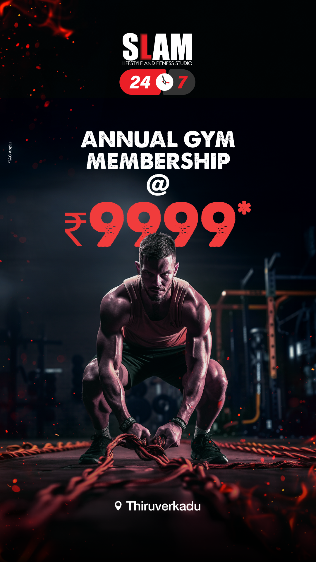 SLAM Lifestyle and Fitness Studio Facebook ad