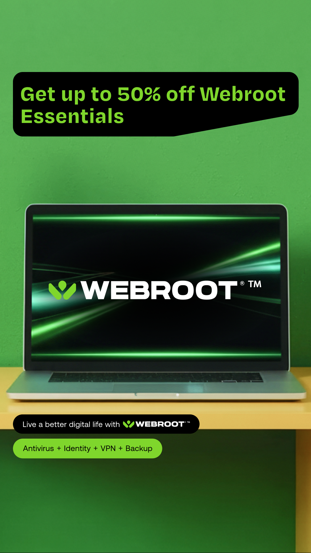 Webroot Facebook ad
