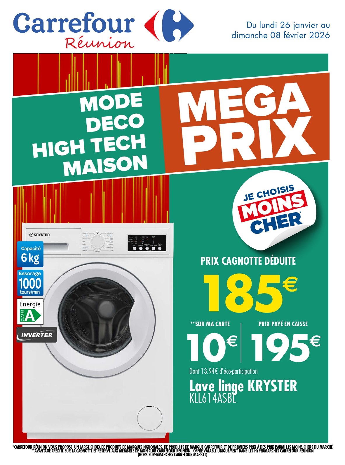 Carrefour Réunion Facebook ad