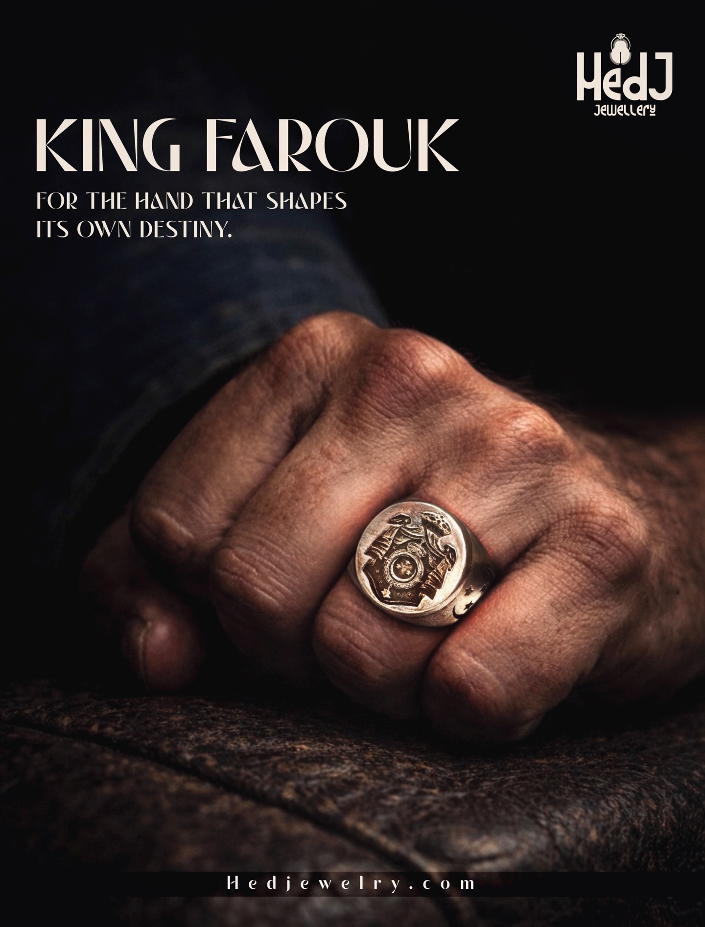 Hedj Jewelry Facebook ad: The King Farouk ring is more than history…