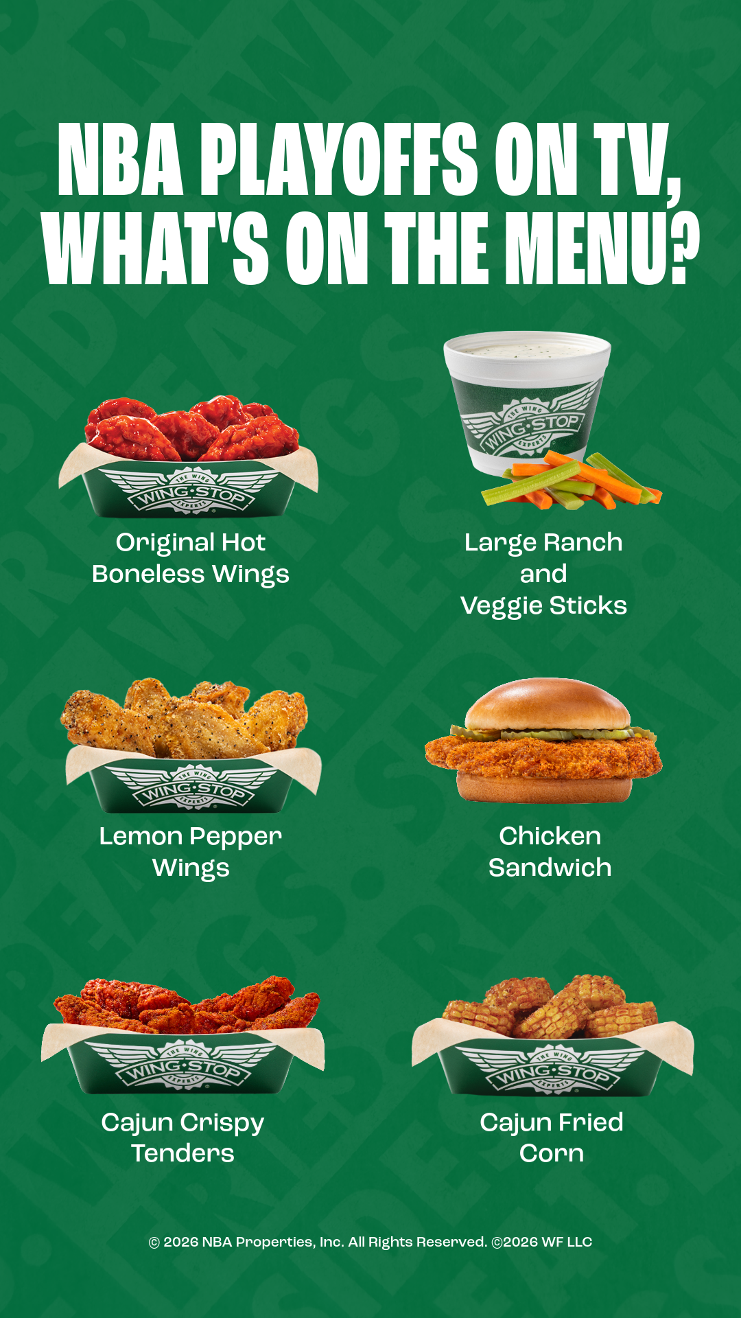 Wingstop Facebook ad