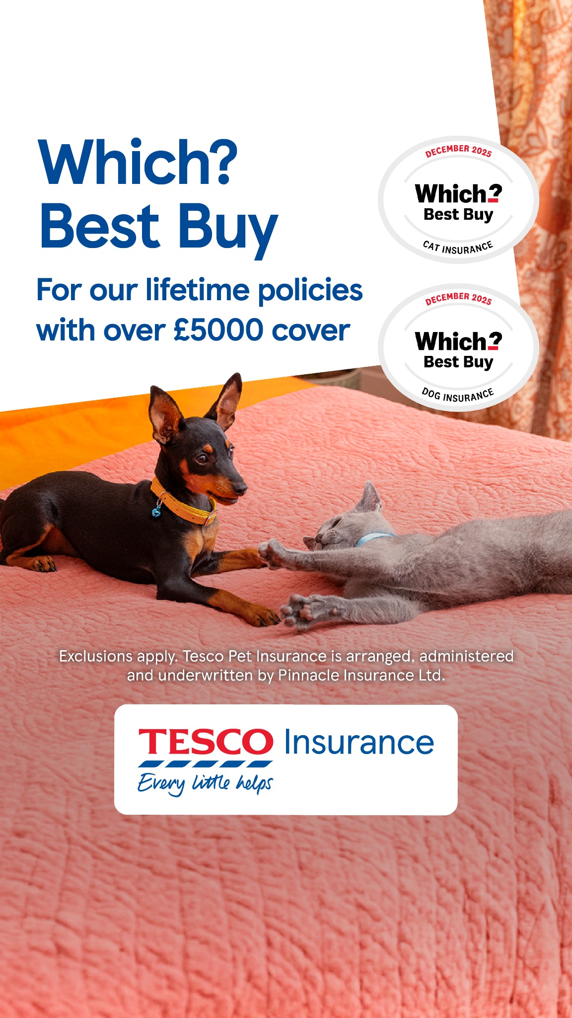 Tesco Insurance Facebook ad