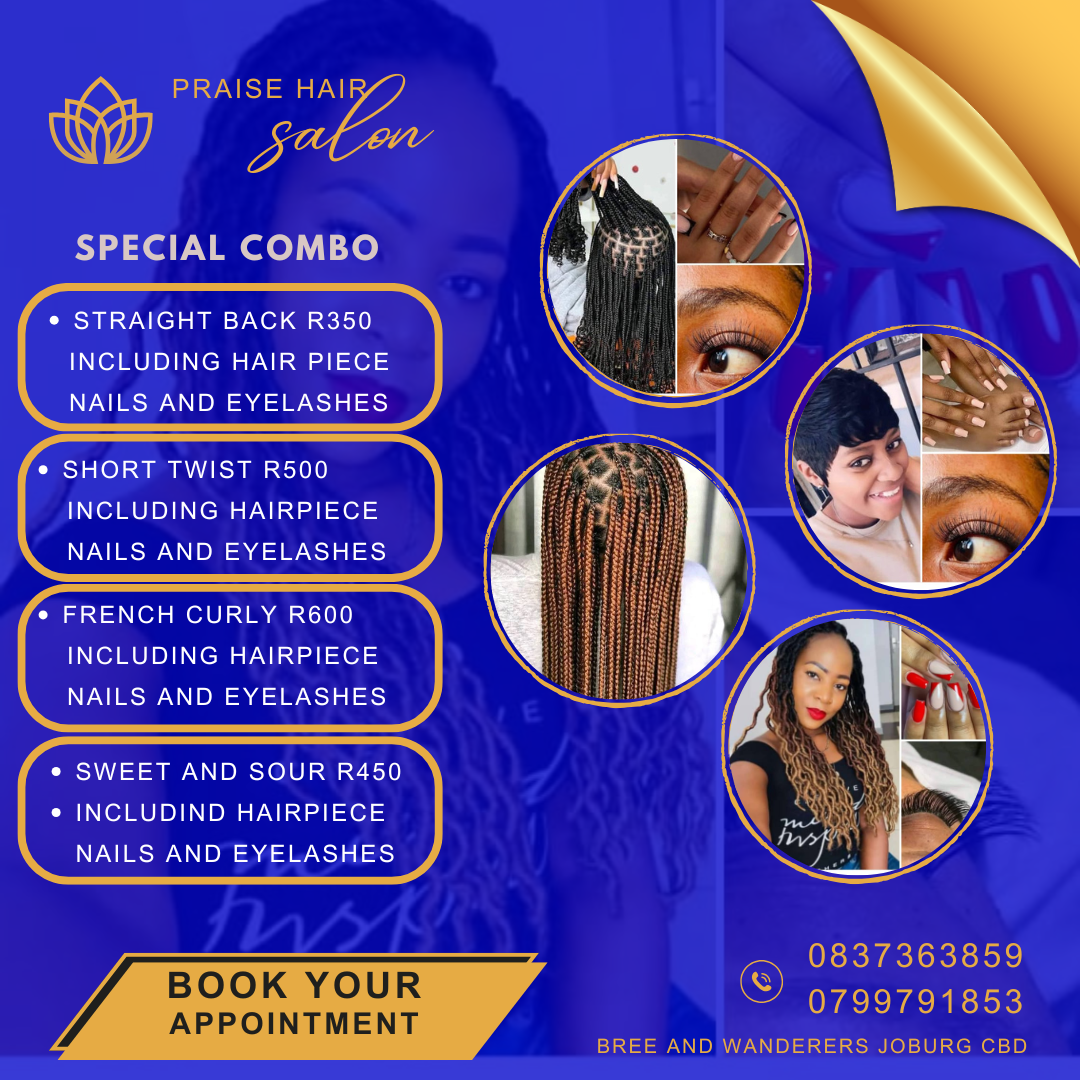 Praise Hair Salon Facebook ad
