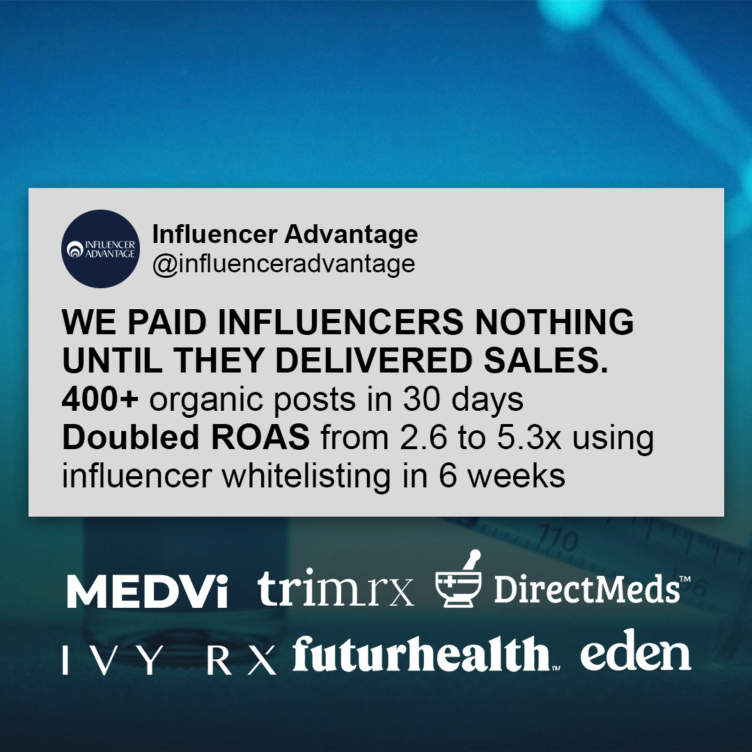Influencer Advantage Facebook ad