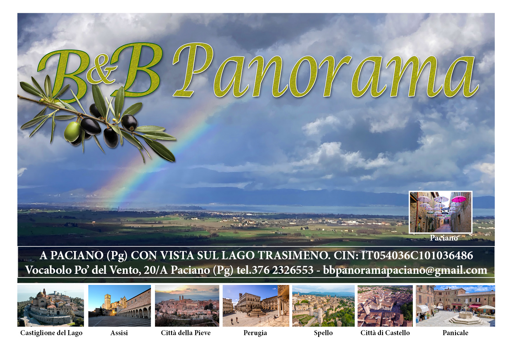 Images Foto&Video Facebook ad: B&B Panorama in Umbria