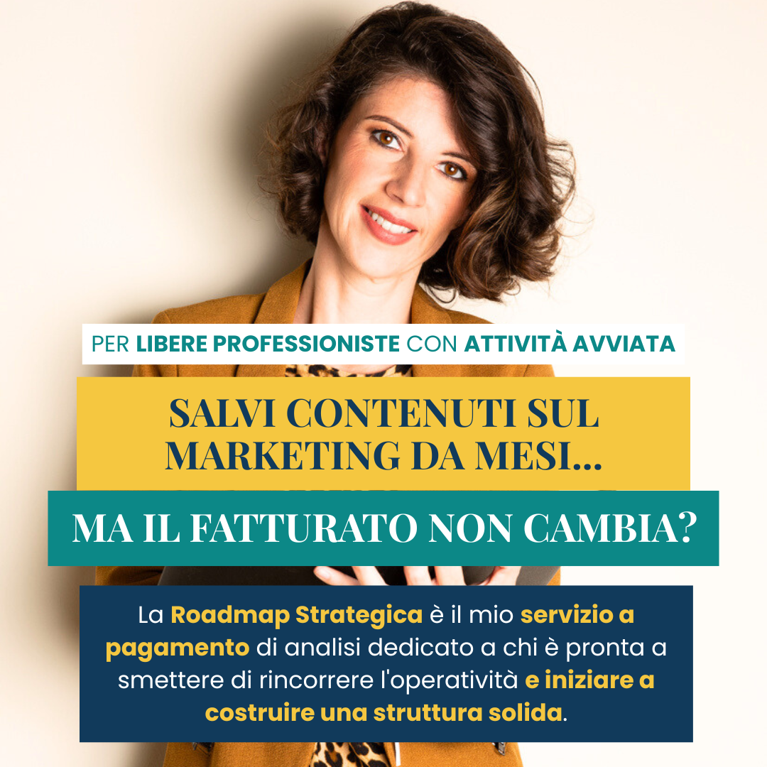 Lucia Los Facebook ad: Prenota la tua ROADMAP STRATEGICA
