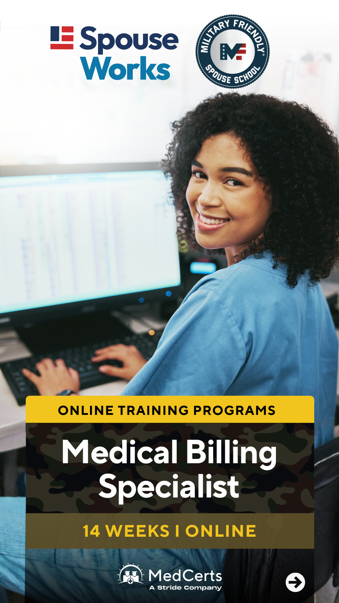 MedCerts Facebook ad