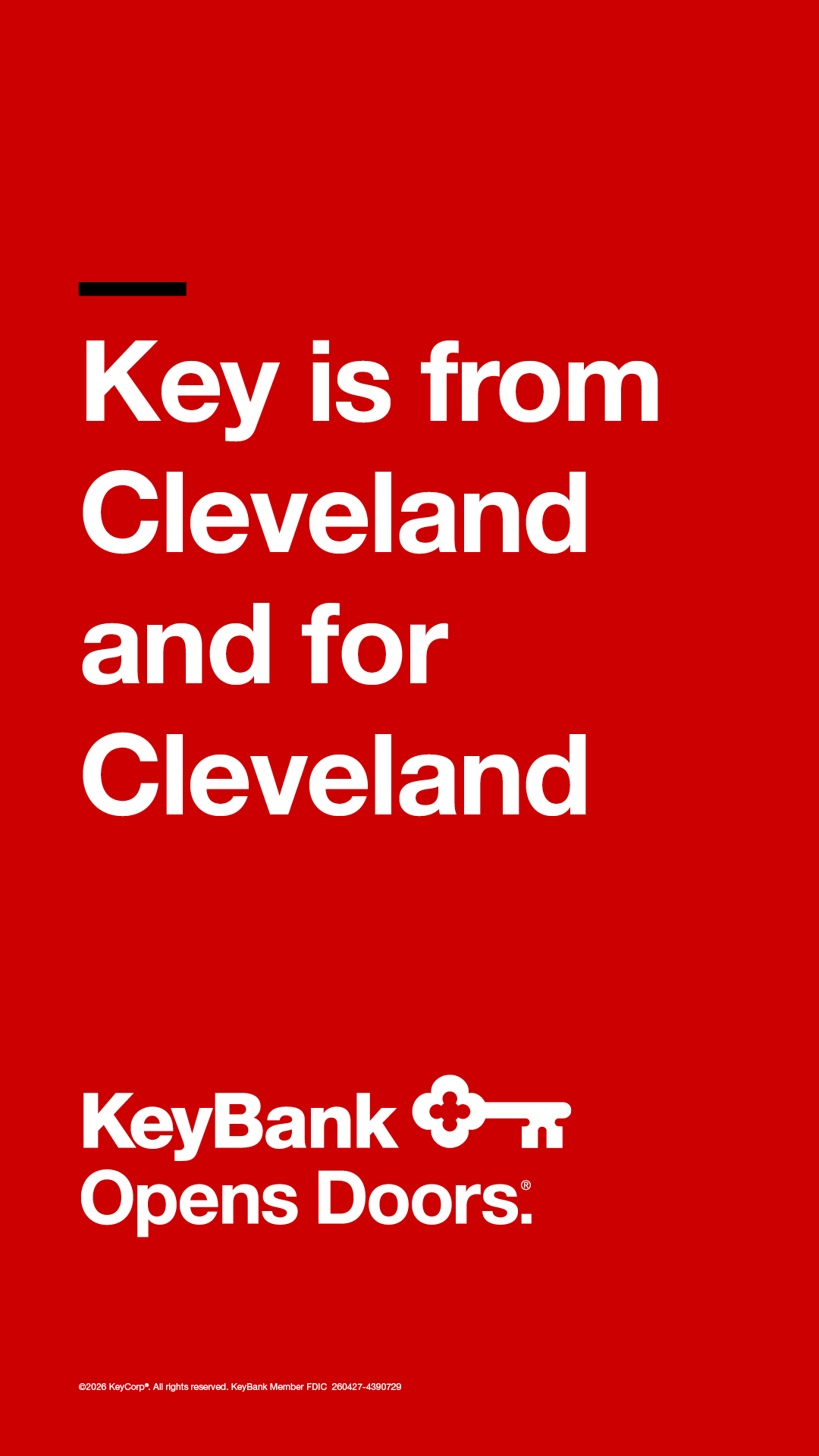 KeyBank Facebook ad