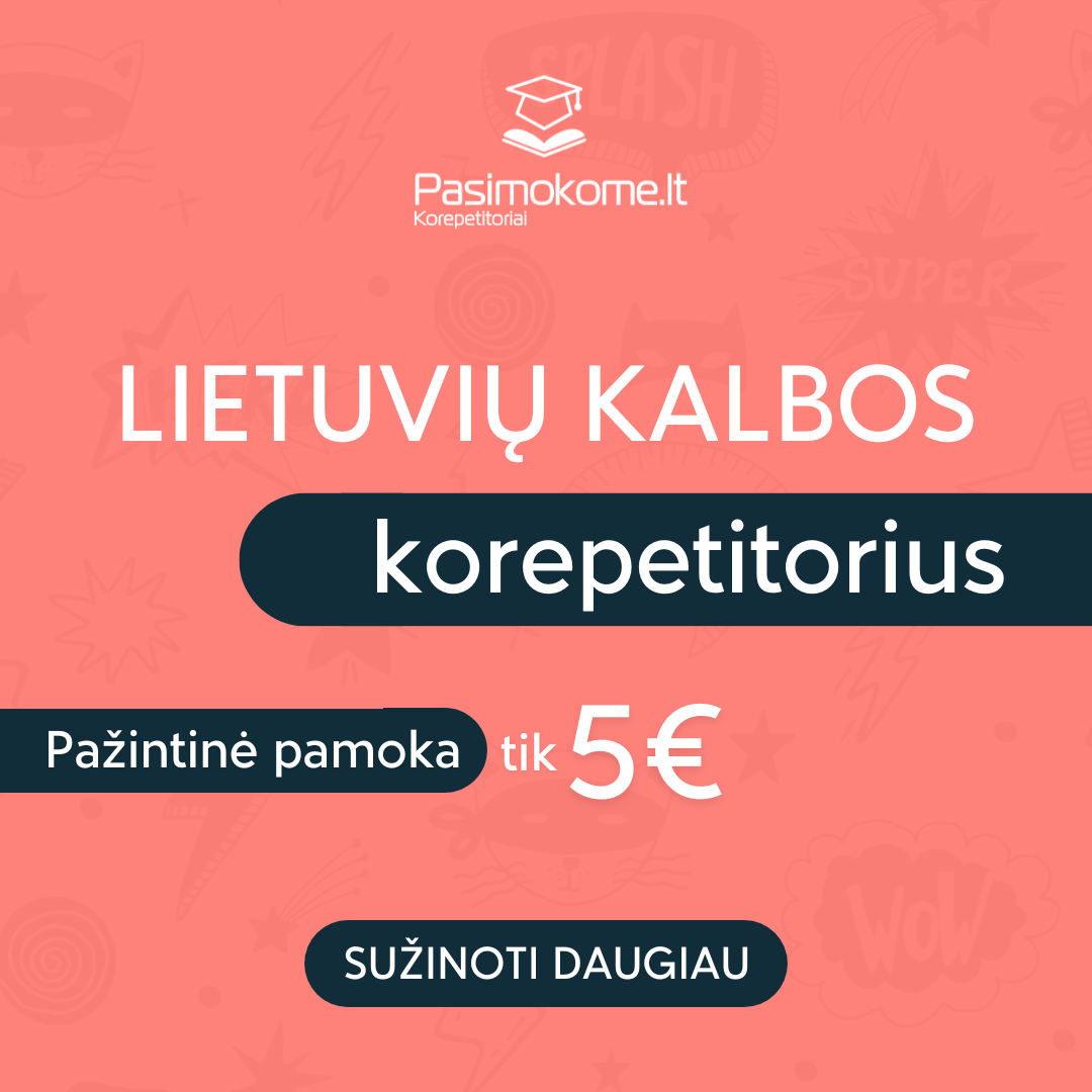 Pasimokome.lt korepetitoriai Facebook ad