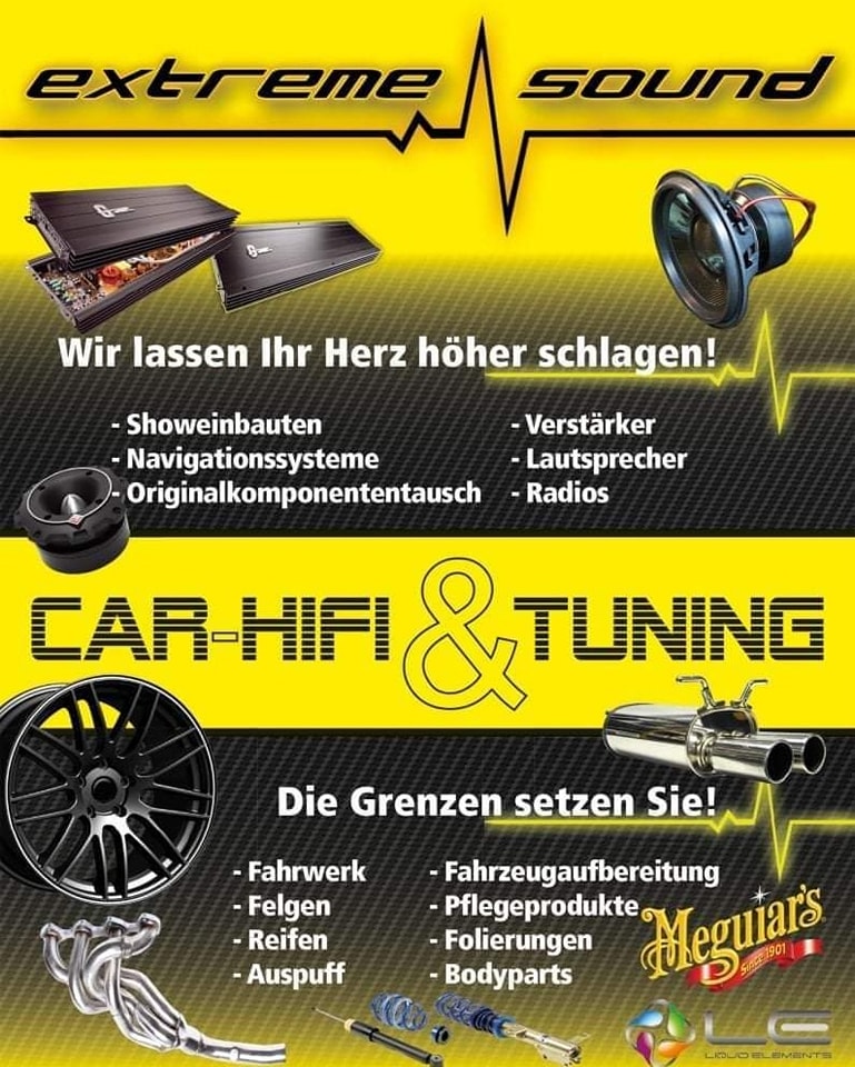 extreme sound Regensburg CarHifi & Tuning Facebook ad: extreme Sound, CAR-HIFI & TUNING