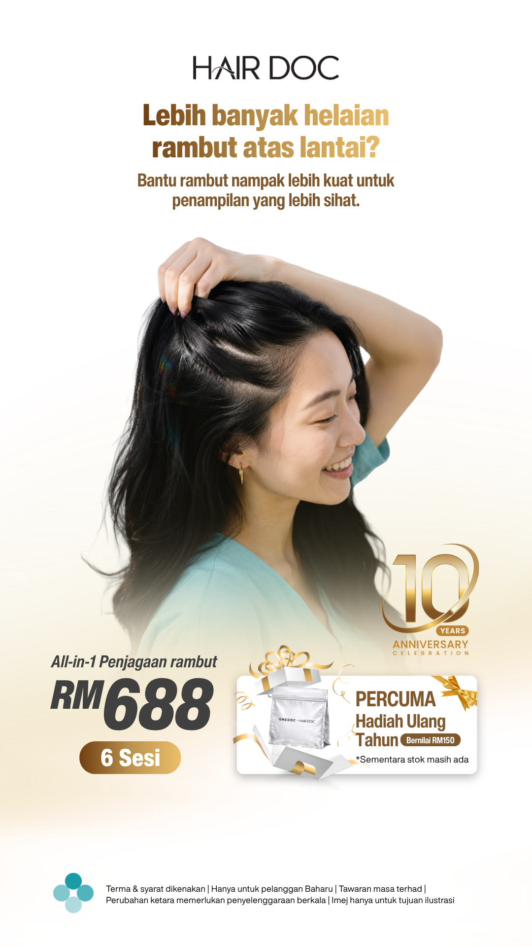 Hair Doc Facebook ad from May 25, 2026