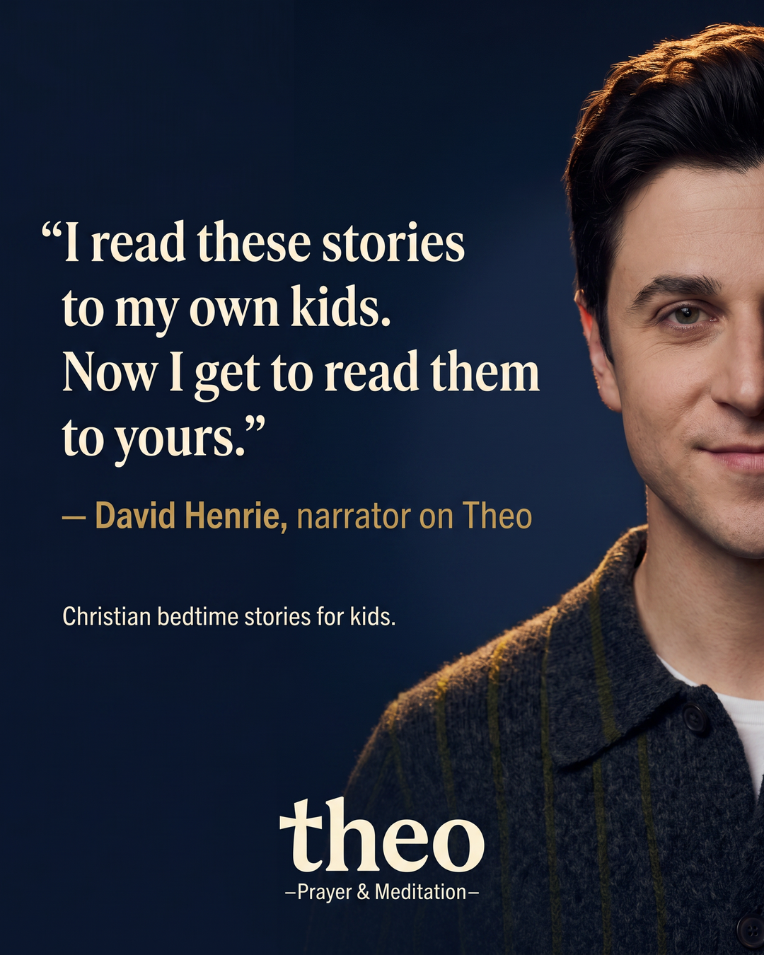 Theo: Prayer & Meditation Facebook ad