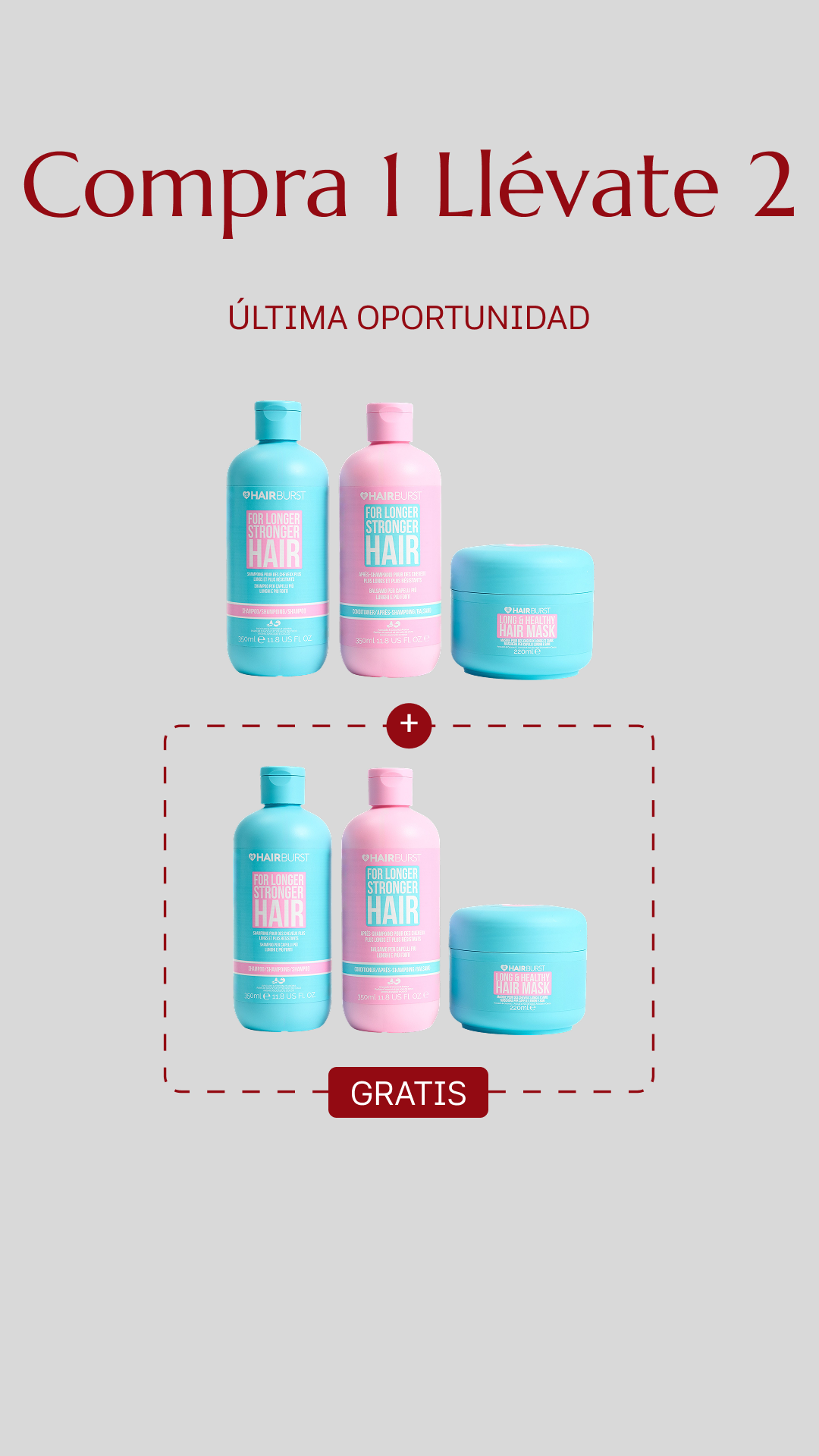 Hairburst España Facebook ad