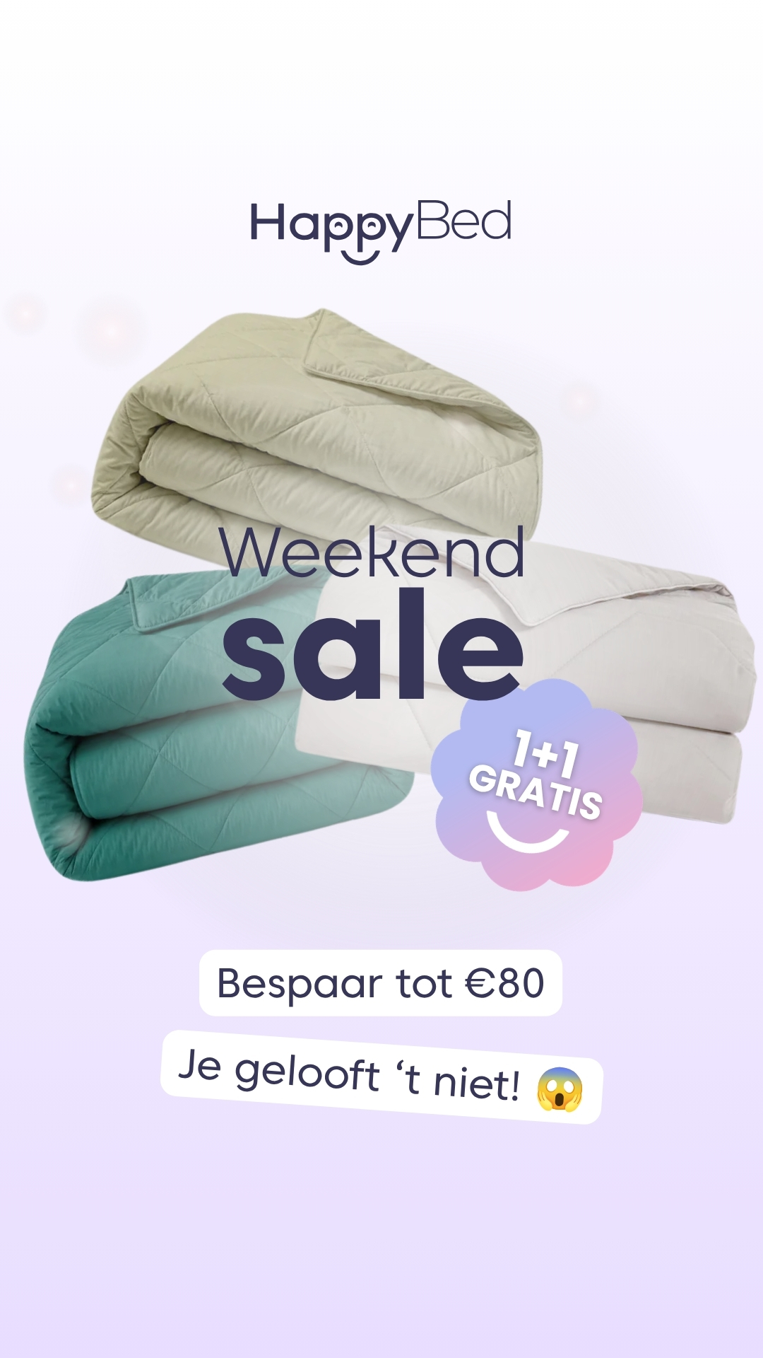 HappyBed Facebook ad
