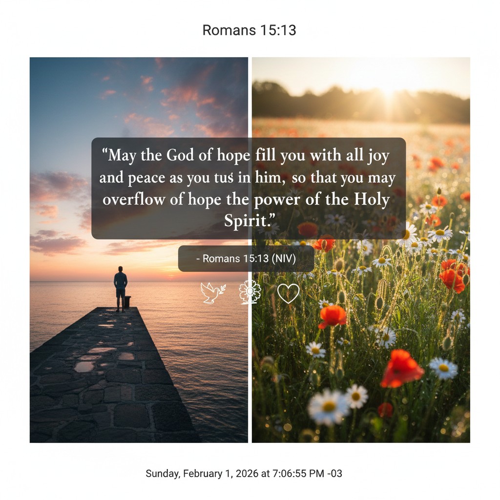 Adam Richardson Facebook ad: Trusting God is the secret to a peace…