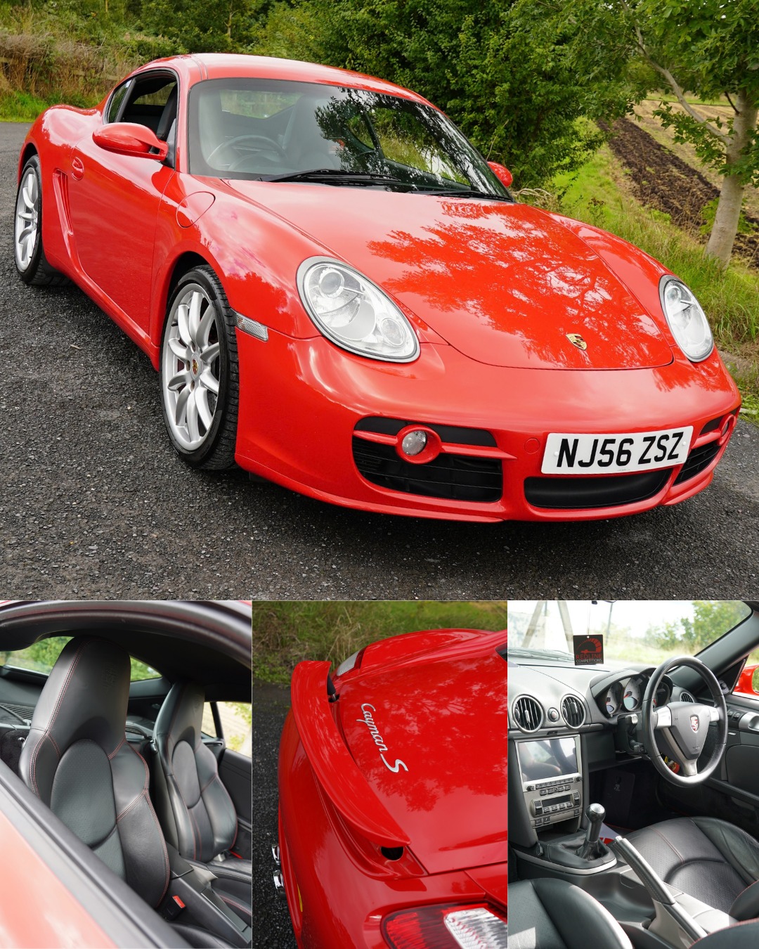 Redline Competitions Facebook ad: WIN this Porsche Cayman S INSTANTLY!