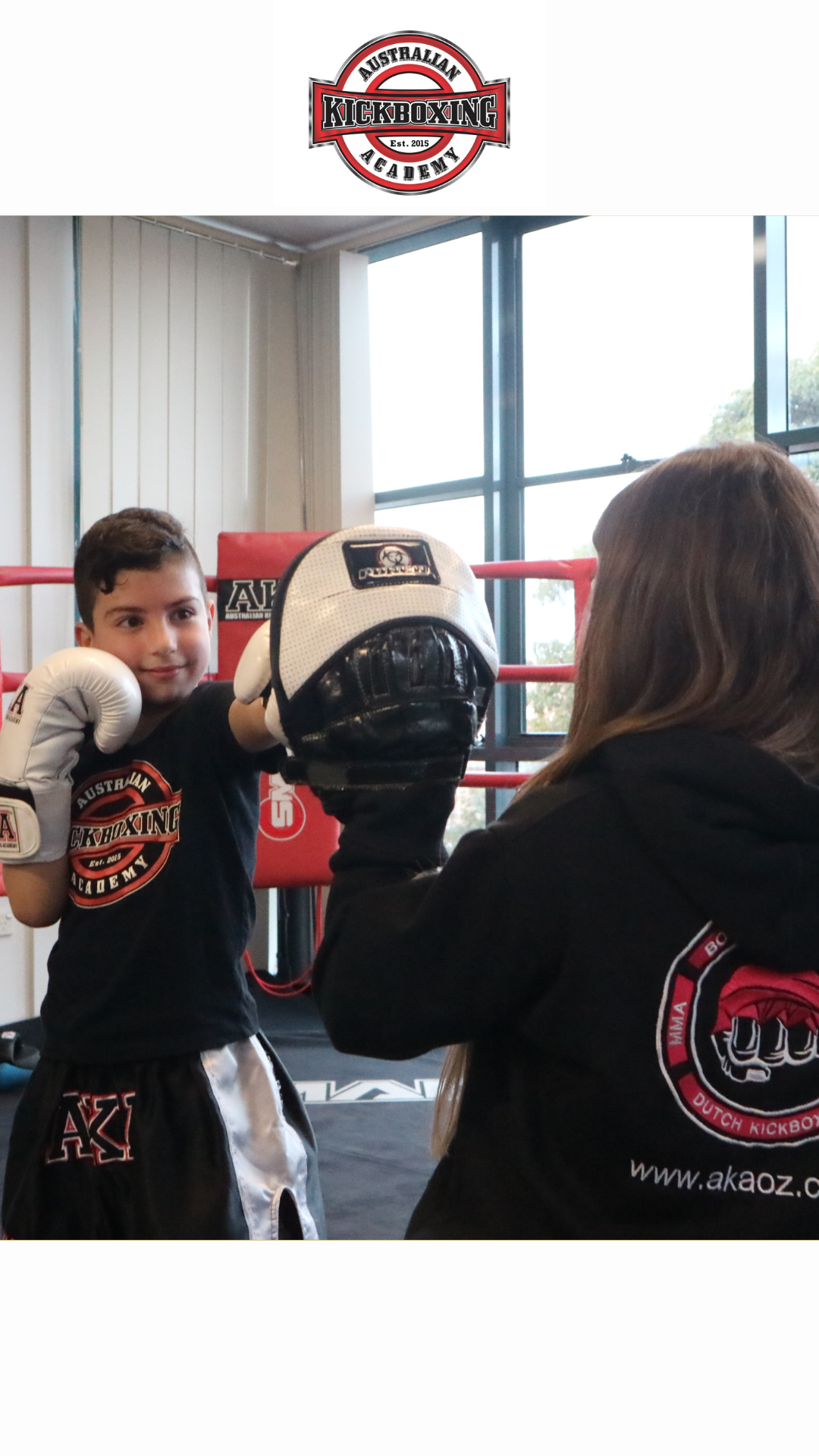 Australian Kickboxing Academy Facebook ad