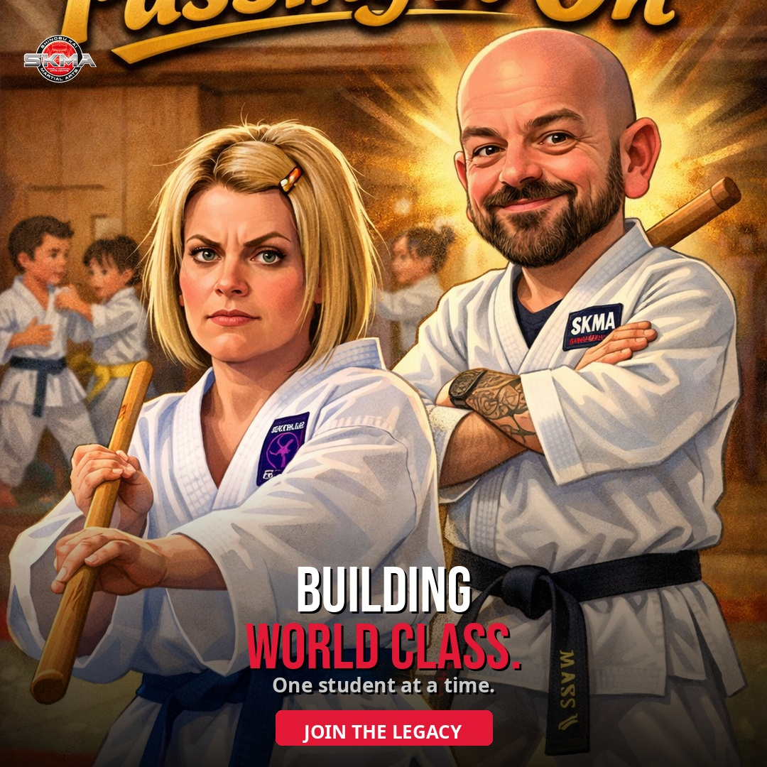 S K Martial Arts Facebook ad: Building World Class. One Student at a Time