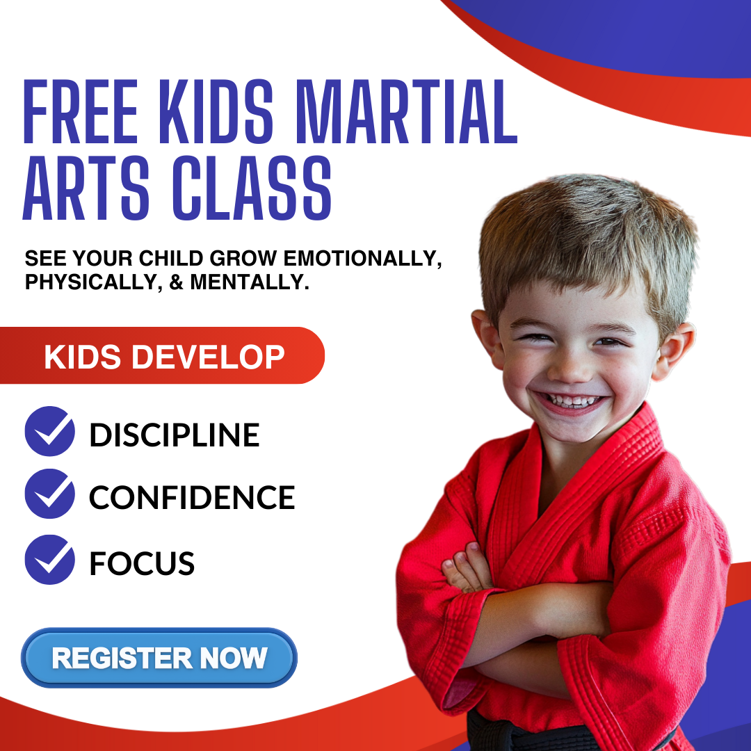 Roar Taekwondo Indian Trail Facebook ad: FREE KIDS MARTIAL ARTS INTRO CLASS