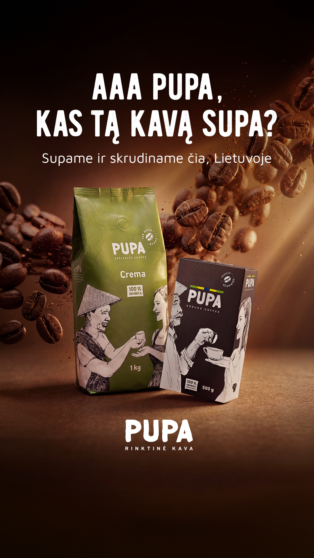 Kava „Pupa“ Facebook ad