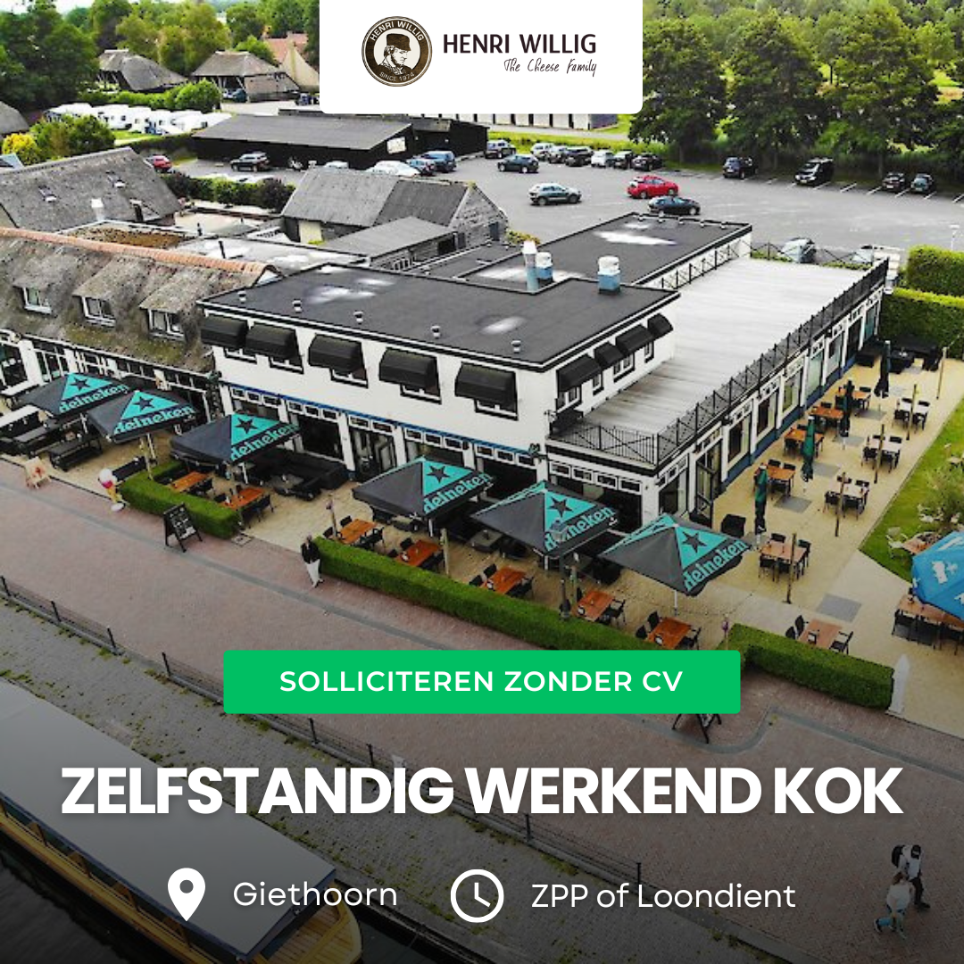 HireLab Facebook ad: Zelfstandig Werkend Kok