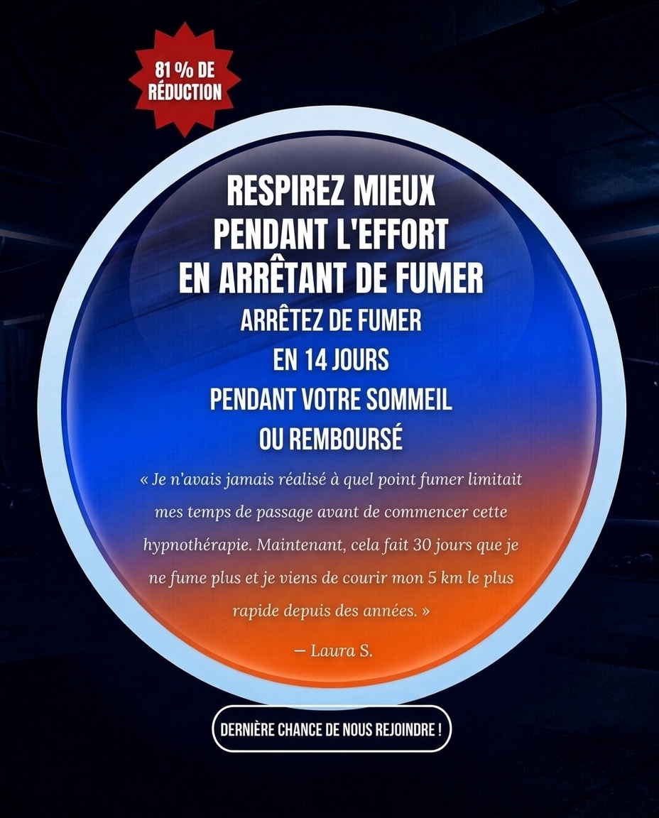 Hypnozio: power of hypnotherapy Facebook ad: Arrêter de fumer d'une manière qui semble vraiment facile