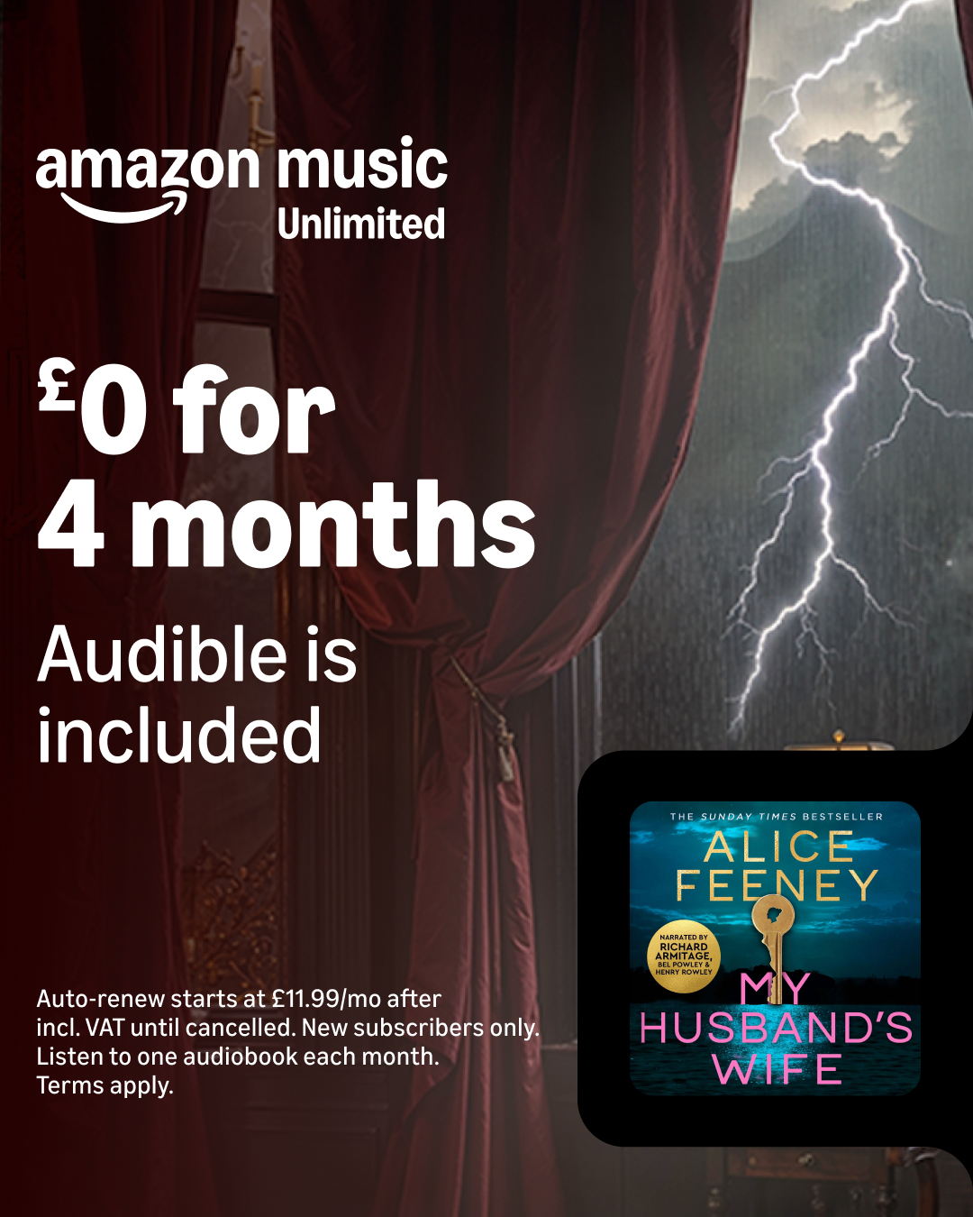 Amazon Music Facebook ad