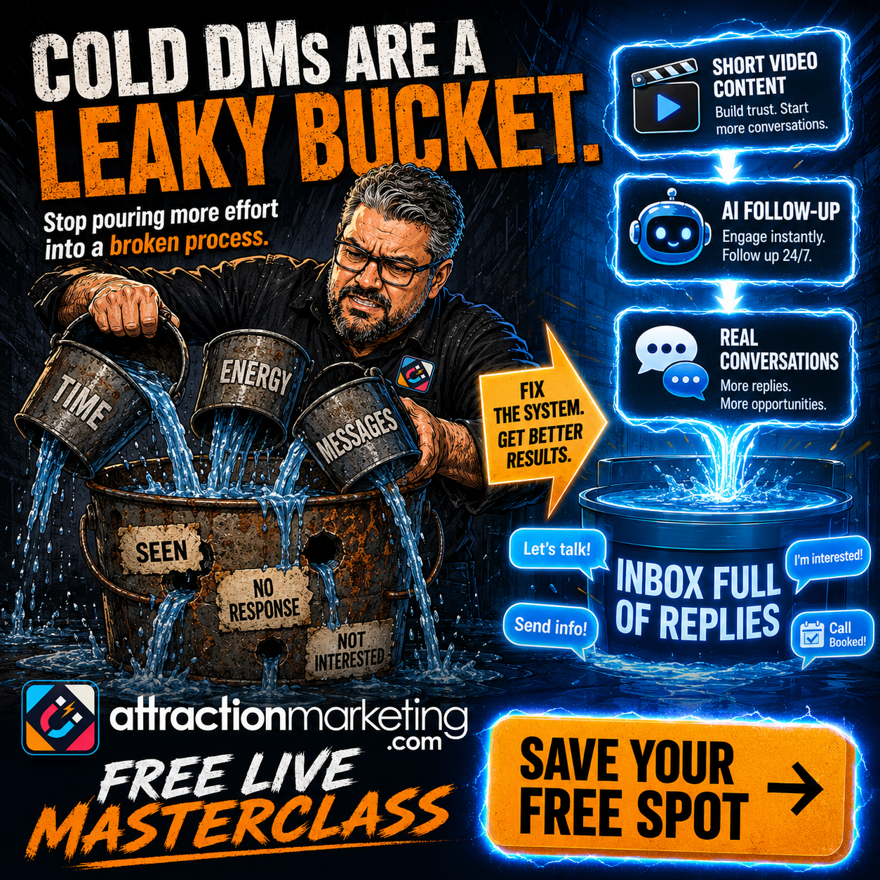 Attraction Marketing Facebook ad