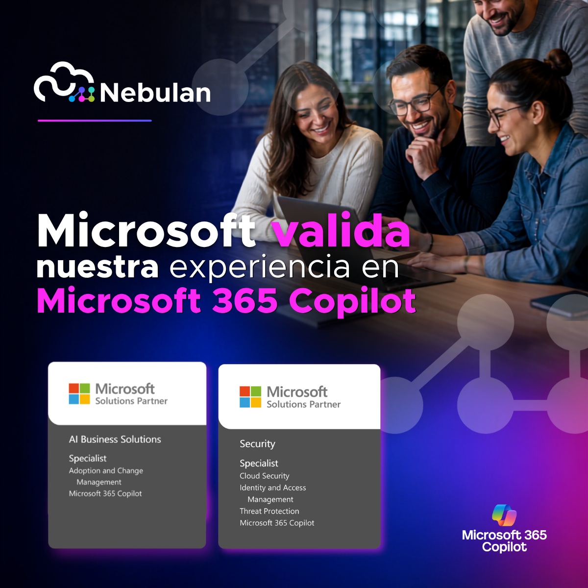 Nebulan Soluciones Facebook ad: COPILOT ENTERPRISE - Nebulan