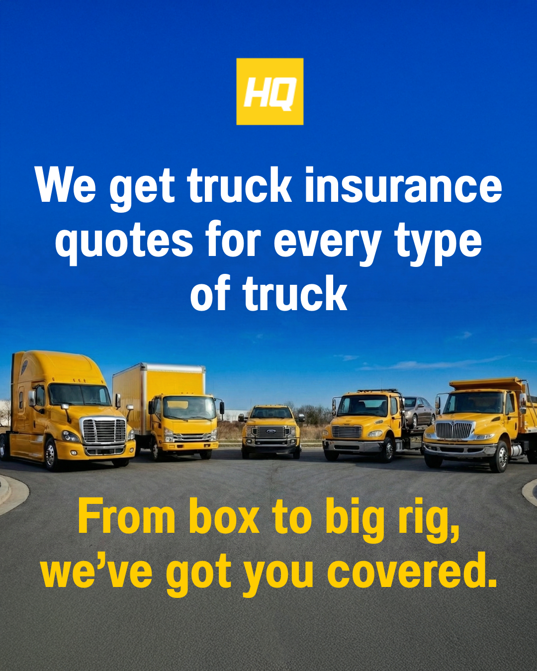 Commercial Truck Insurance - Headquarters Facebook ad