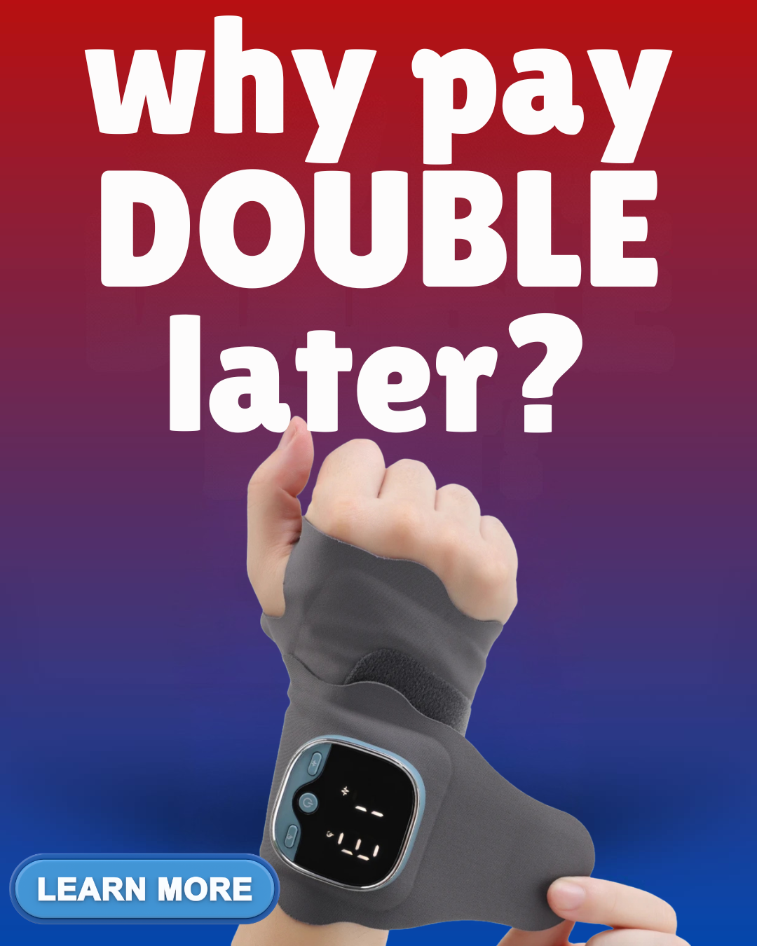 Arkalie Facebook ad: End the cycle of Carpal Tunnel pains