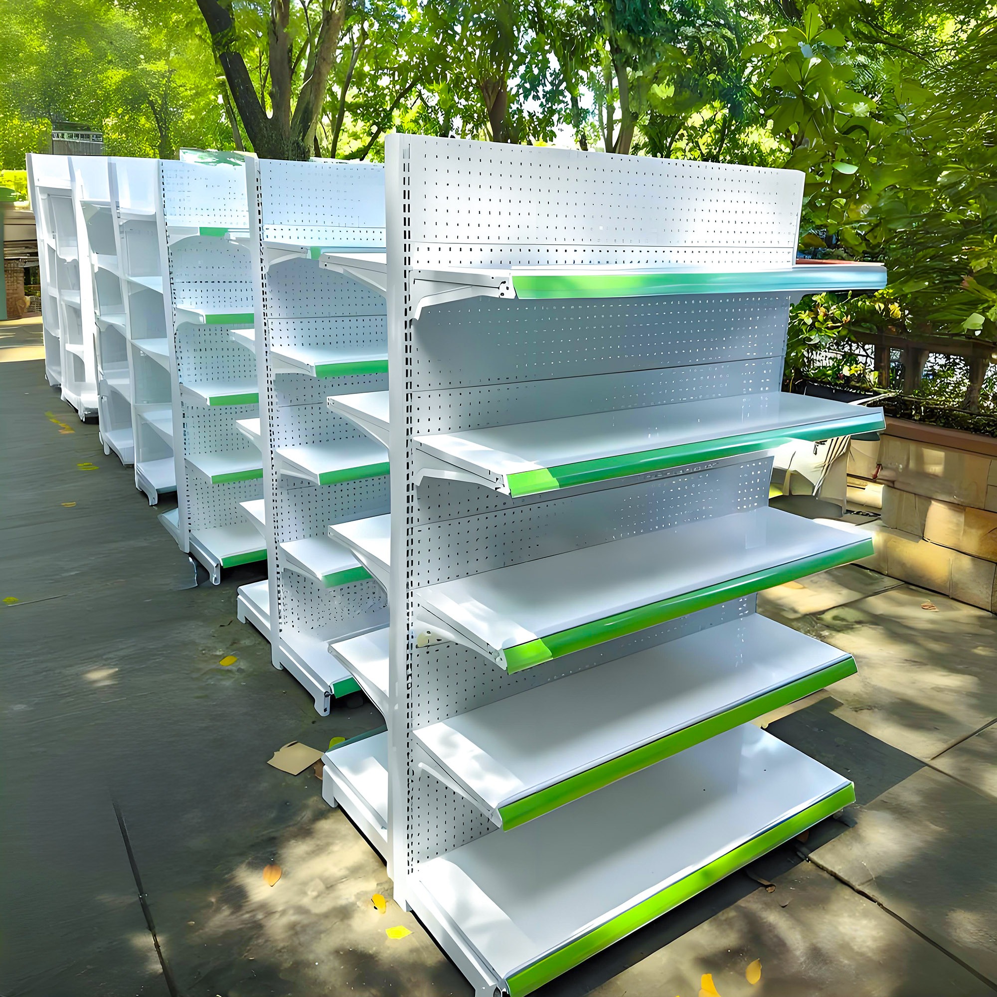 Hypermarket Shelves Gondola Grocery Racks Store Shelves Retail/Supplier -on Facebook ad