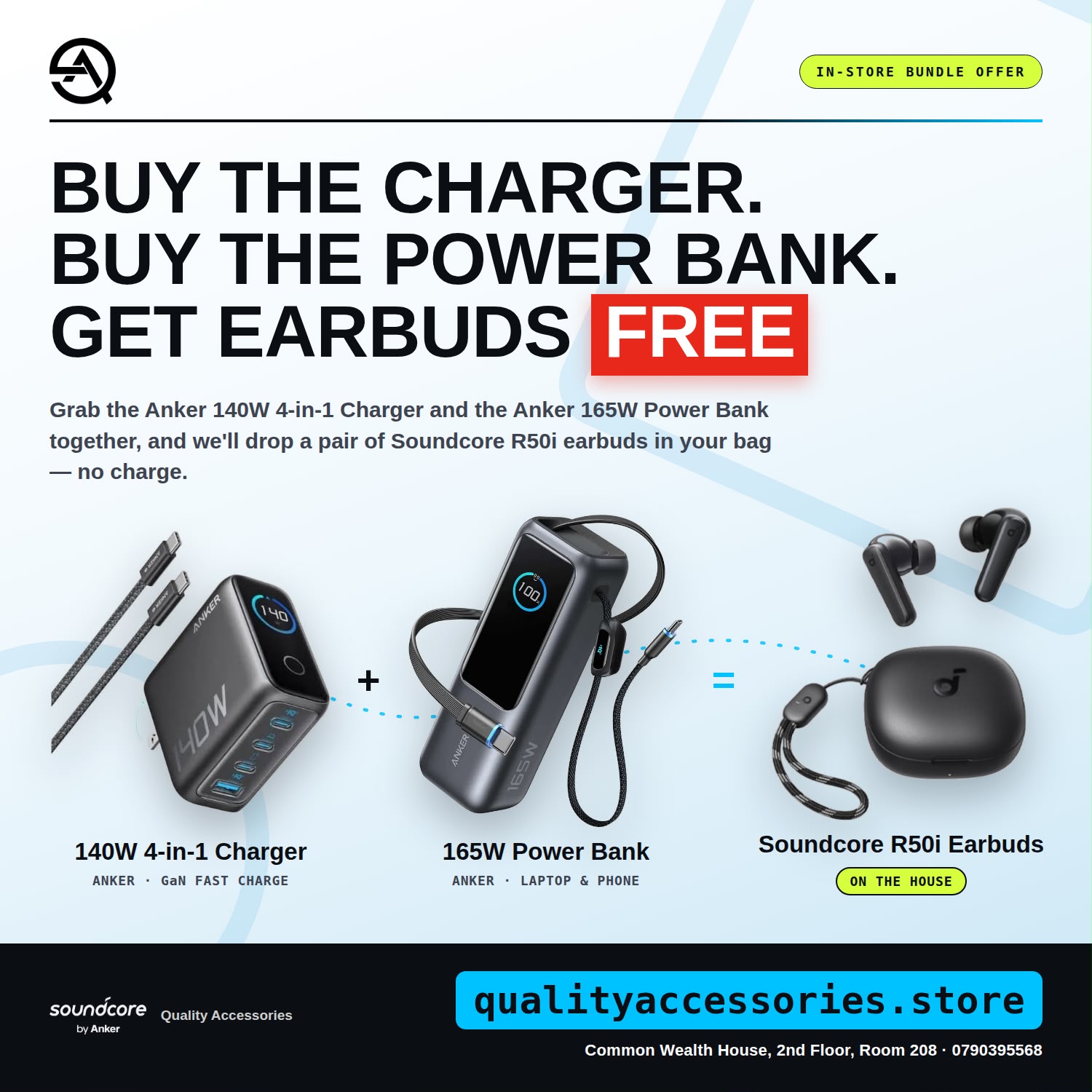 Quality Accessories 254 Facebook ad: Premium Soundcore deals are here-upgrade your audio…