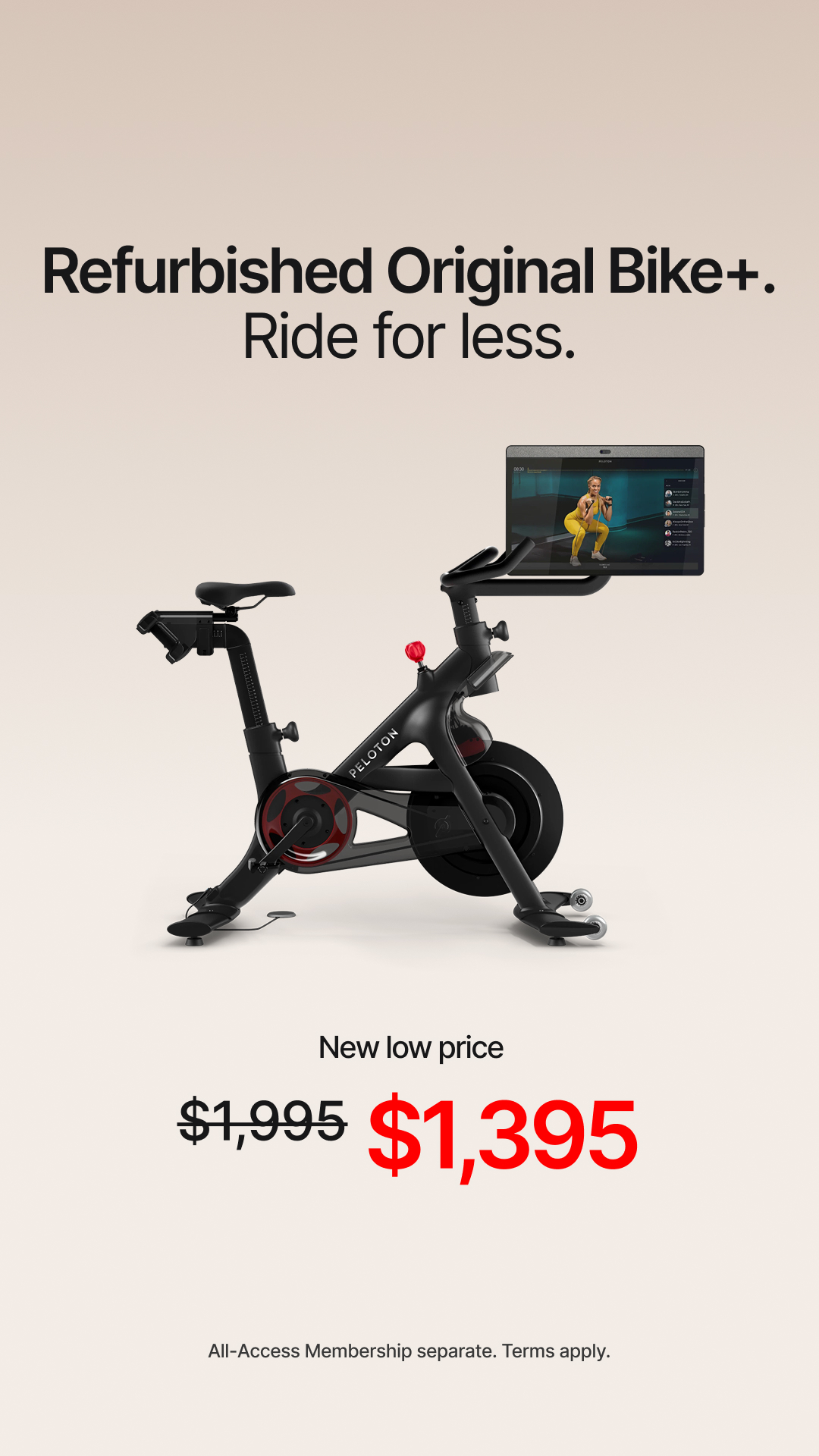 Peloton Facebook ad