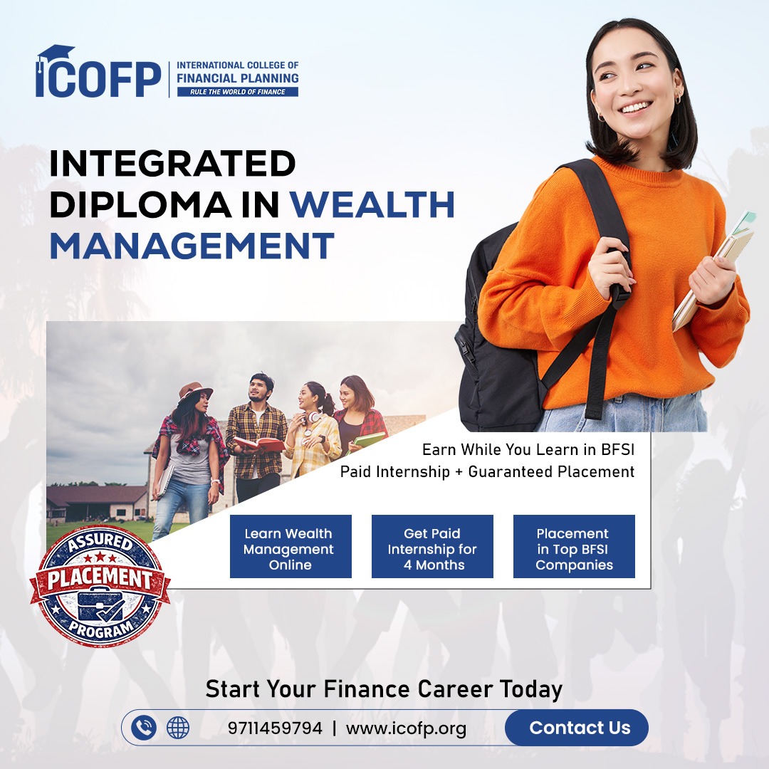 ICOFP Facebook ad: Join 6-Month Integrated Diploma in Wealth Management by…