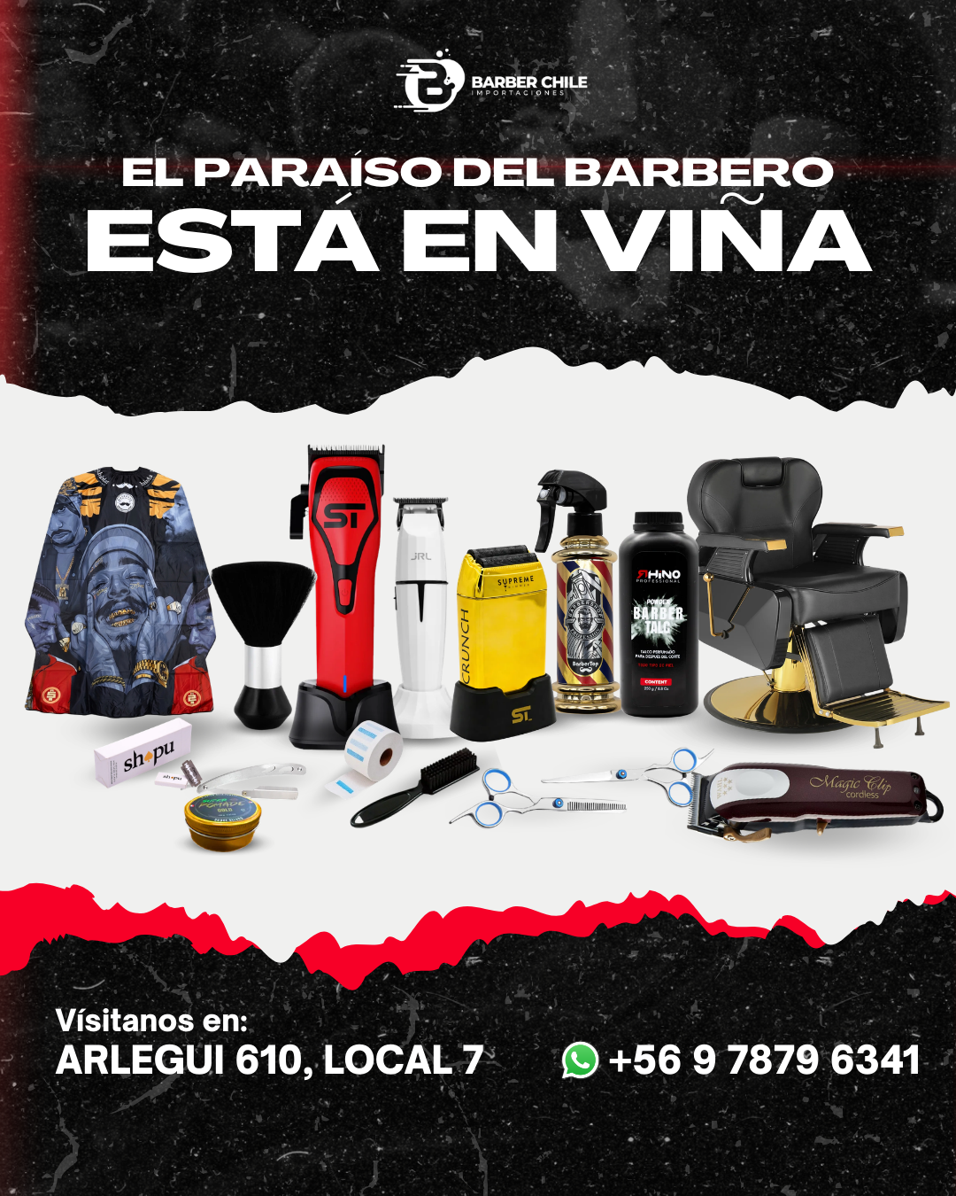 Importaciones Barber Chile Facebook ad