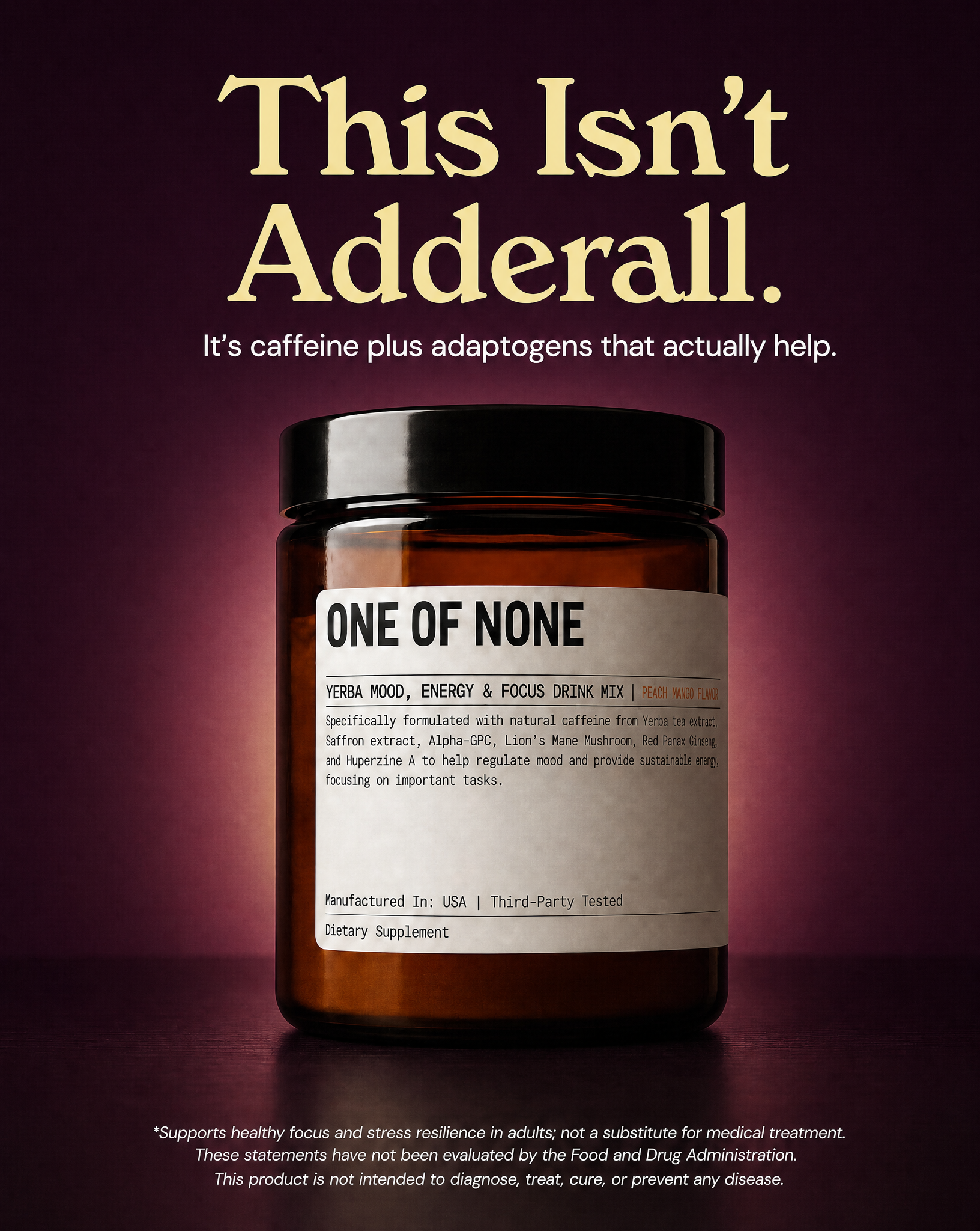 One Of None  Facebook ad