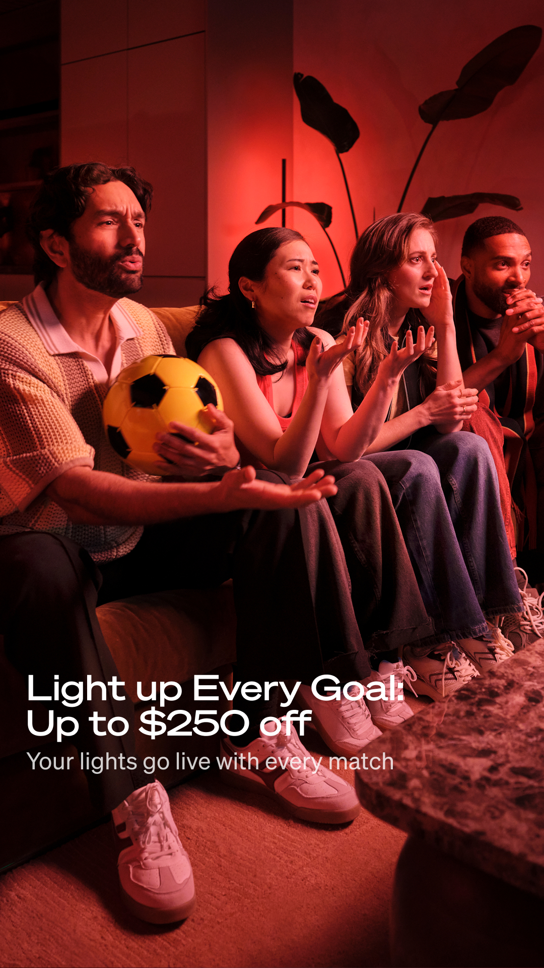 Philips Hue Facebook ad