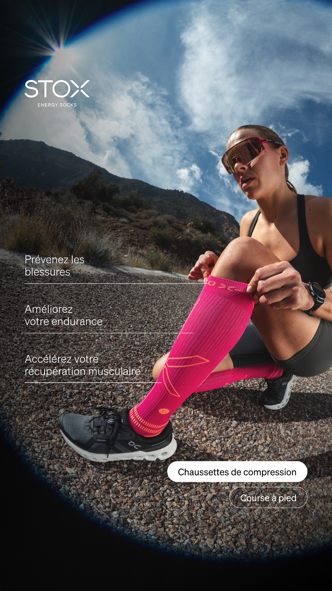 STOX Energy Socks Facebook ad